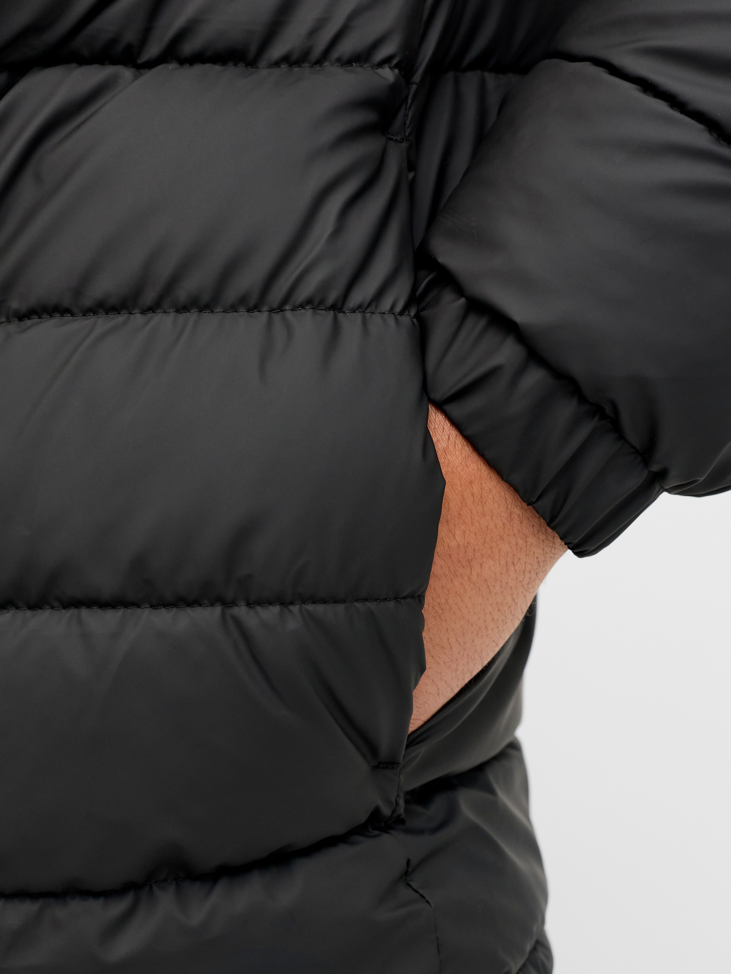 Thumbnail - Jack & Jones PlusSize Steppjacke "JCOPOINT PU PUFFER JACKET BF PLS" mit Kapuze
