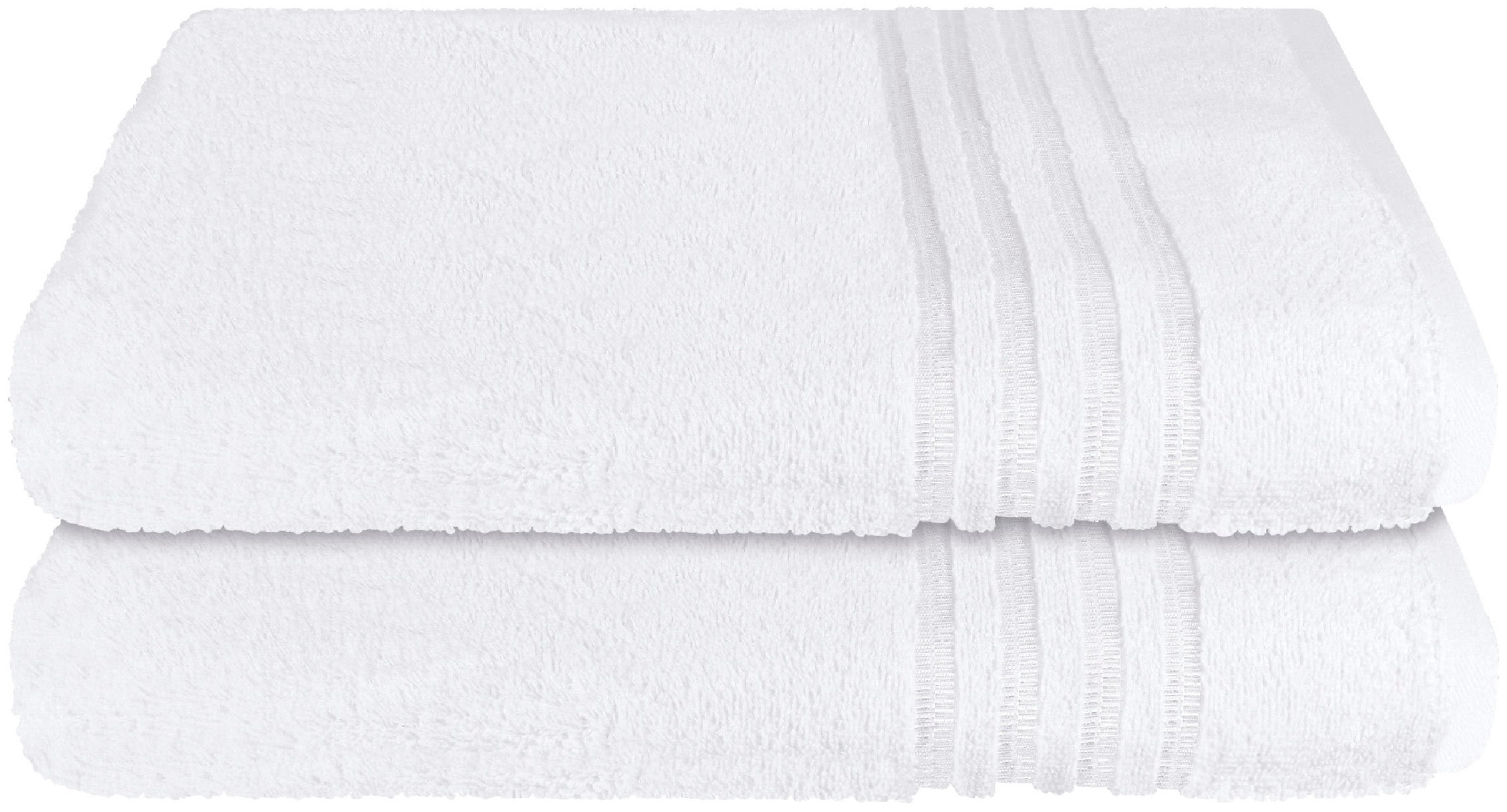 Schiesser "Milano aus 100% Baumwolle mit eleganter Bordüre in Hoch-Tief-Opt günstig online kaufen