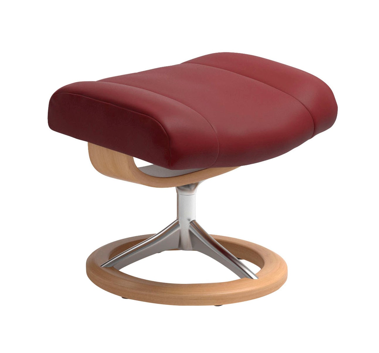 Stressless Hocker "Garda", mit Signature Base, Gestell Eichefarben günstig online kaufen