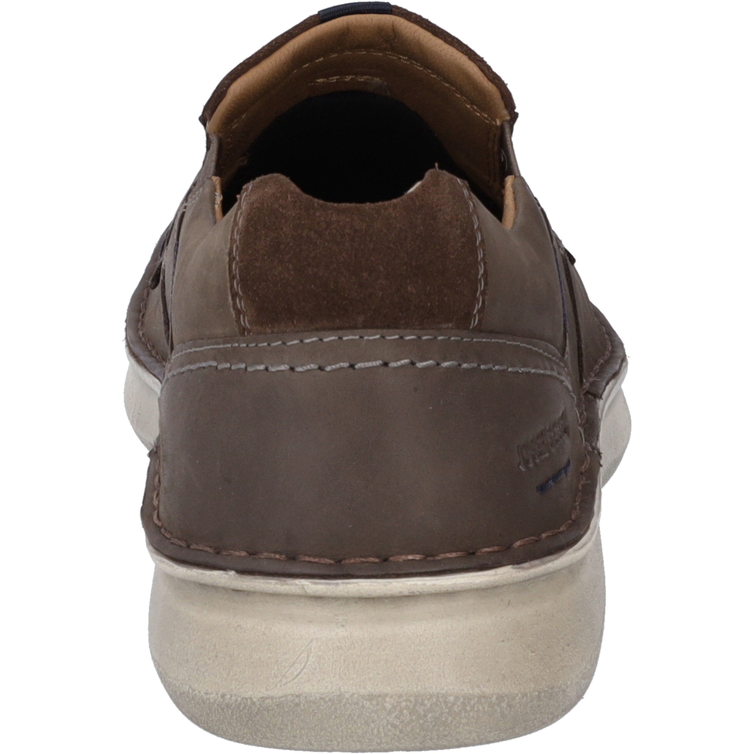 Slipper JOSEF SEIBEL "Alan 01, vulcano-kombi", Herren, Gr. 43, grau (vulcano, kombi), Obermaterial: 100% Rindsleder Leather cow., Schuhe Slipper 3