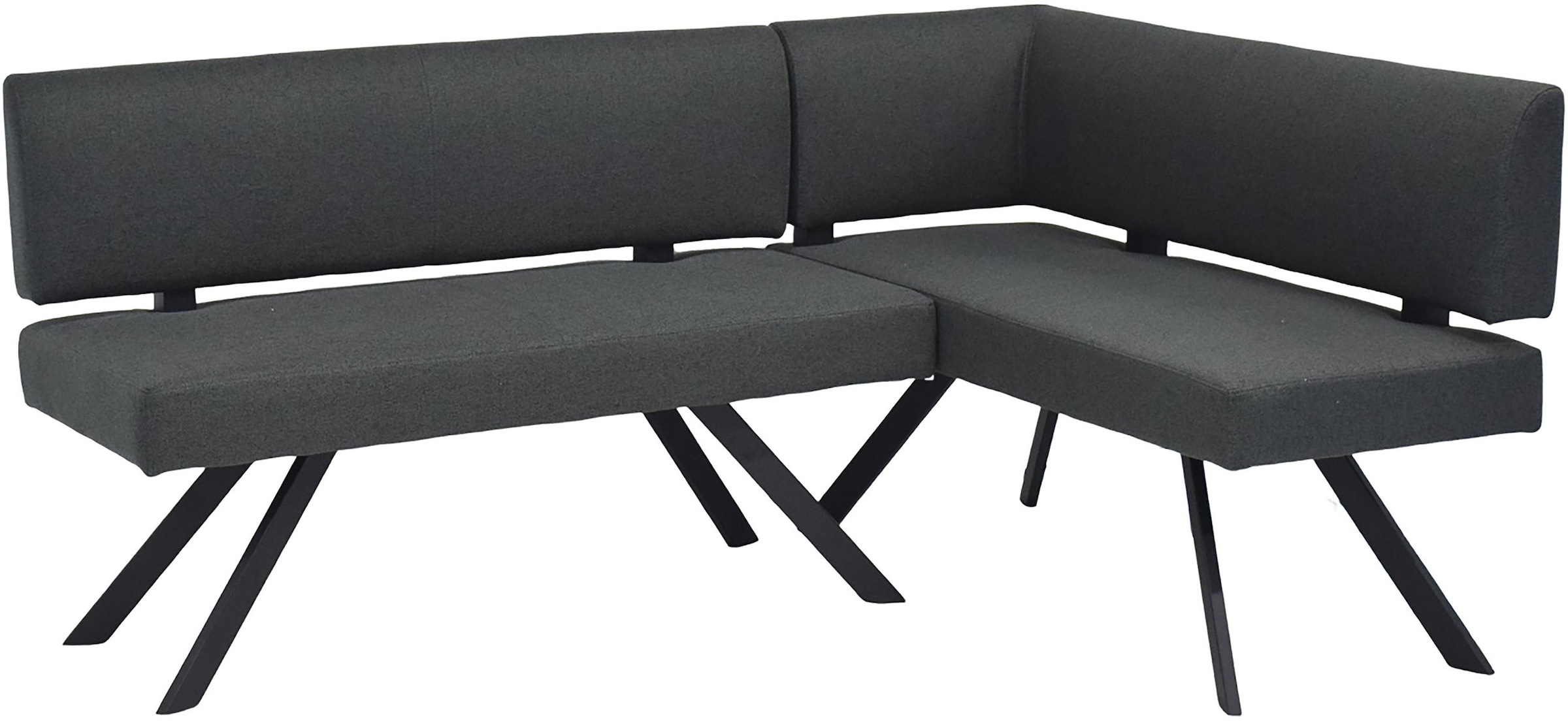 byLIVING "TORONTO" Webstoff, bis 160 kg, Taschenfederkern, 4-Fußgestell, 3 Sitzplätze
