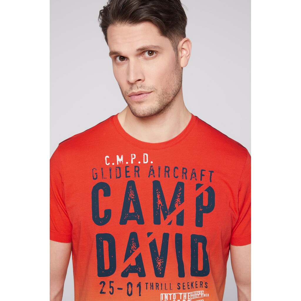 CAMP DAVID Rundhalsshirt