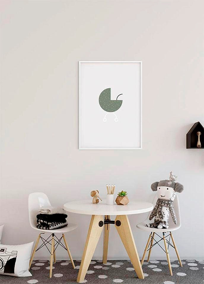 Komar Bild »Baby Hello World«, Figuren, (1 St.), Wandbild zur Dekoration - ohne Rahmen