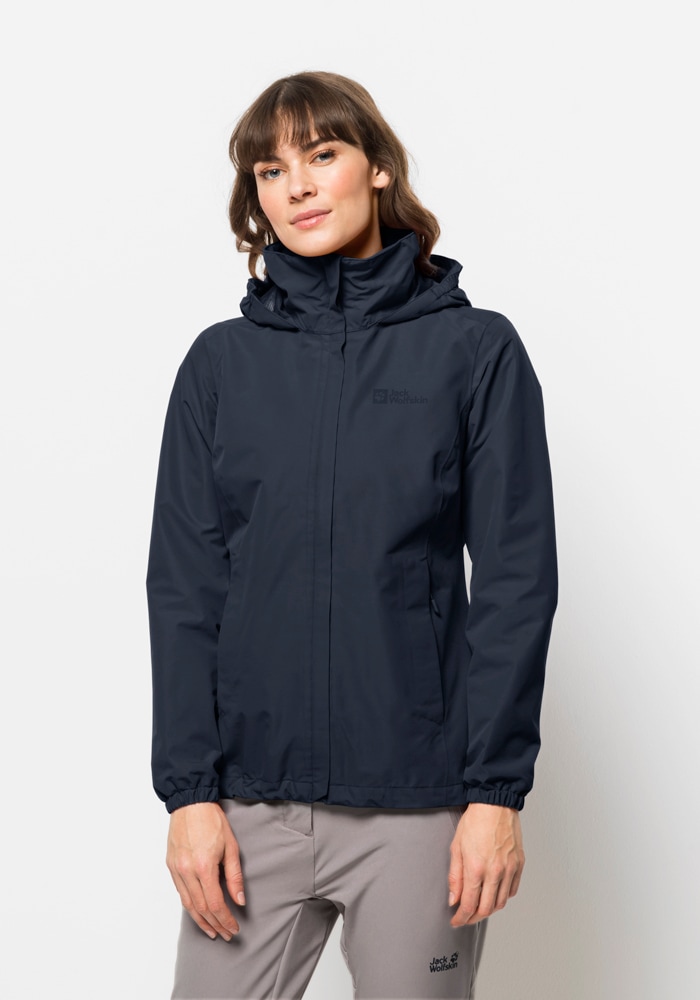 Jack Wolfskin Outdoorjacke »STORMY POINT JKT 2L W«, | mit für BAUR kaufen Kapuze