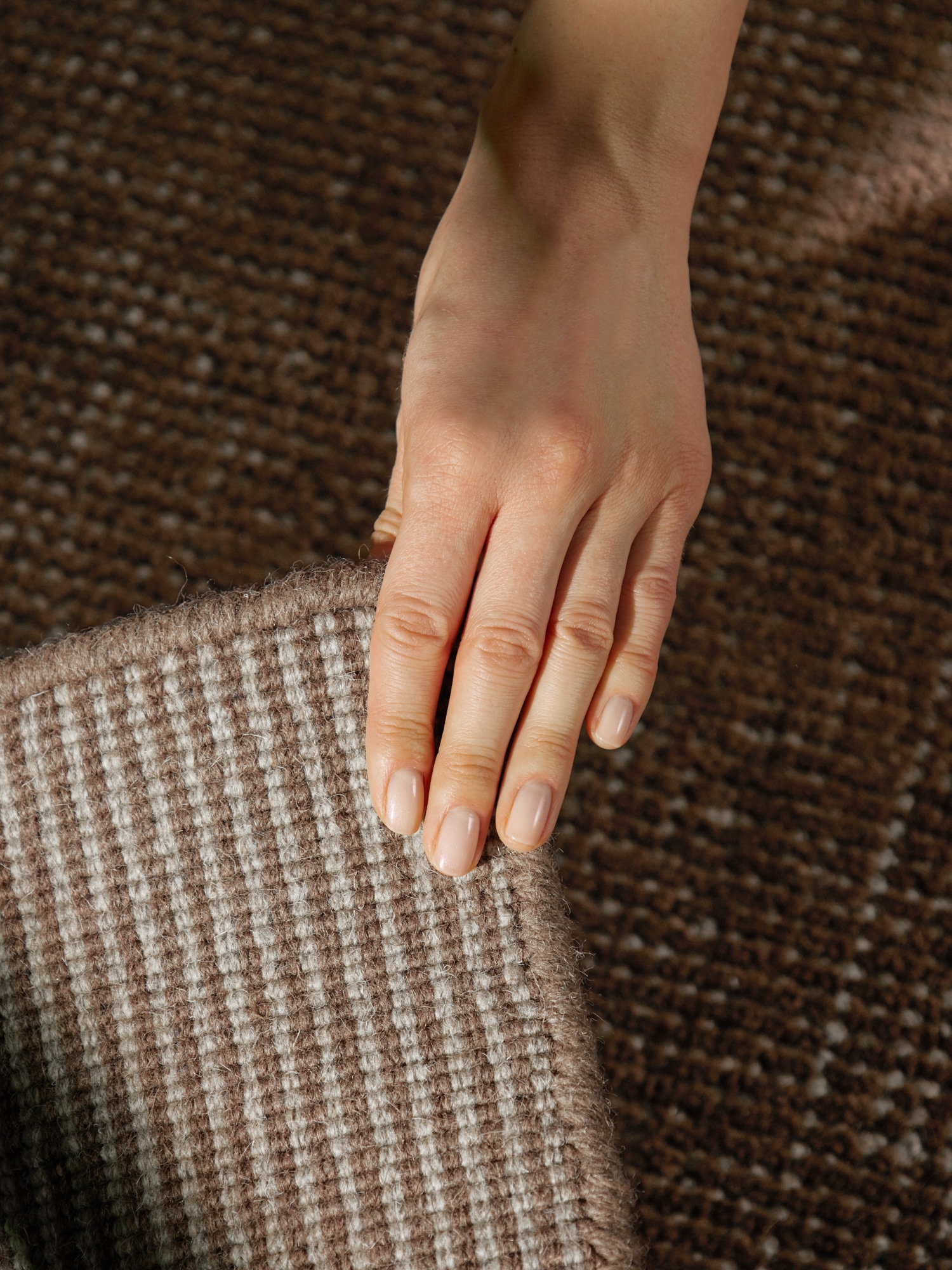 Ted Baker Wollteppich »Croom« rechteckig 10 mm Höhe Wolle, Natur, Handgemacht, Wohnzimmer, Schlafzimmer, Modern, Skandi