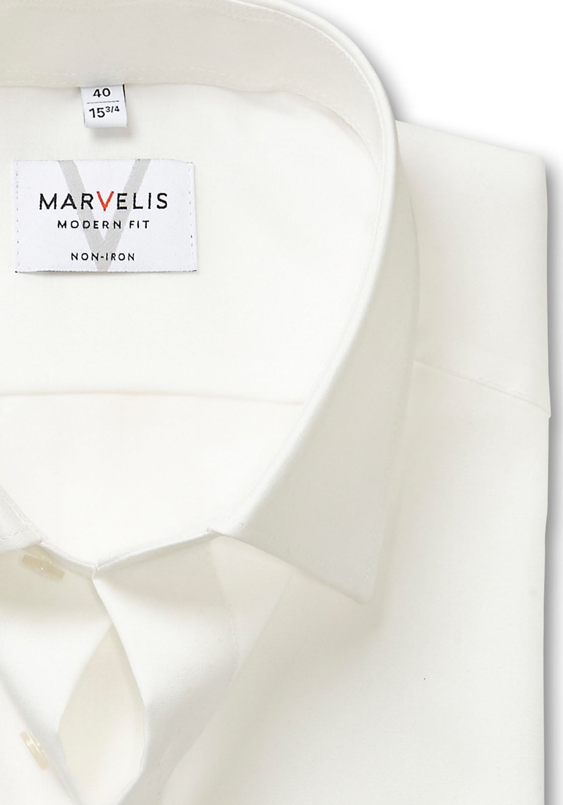 MARVELIS Kurzarmhemd modern fit, Busnesshemd, New Kentkragen, bügelfrei