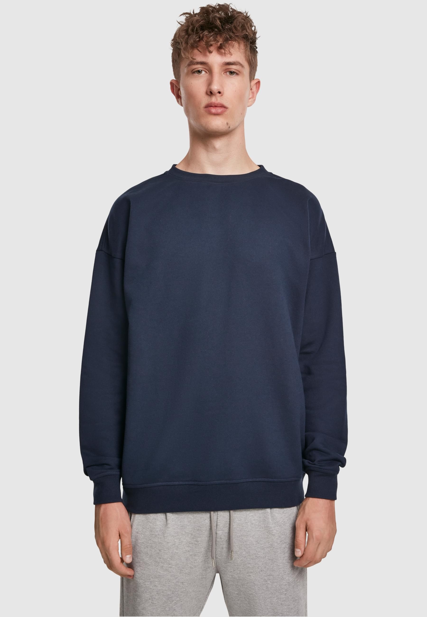 URBAN CLASSICS Rundhalspullover »Urban Classics Herren Sweat Crewneck«, (1 tlg.)