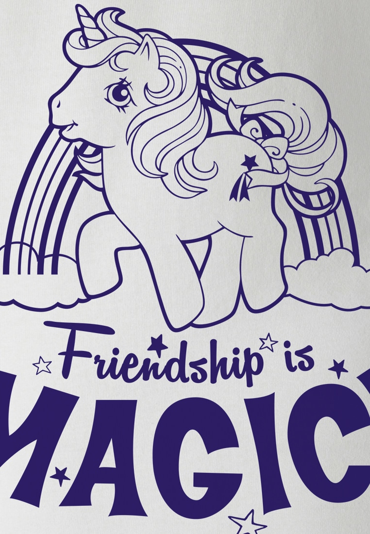 Is - kaufen BAUR LOGOSHIRT Friendship großem Pony | »My mit Magic«, Frontdruck Little T-Shirt