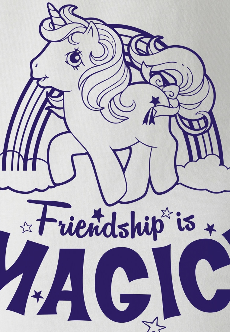 LOGOSHIRT T-Shirt »My Little Pony - Friendship Is Magic«, mit großem Frontdruck