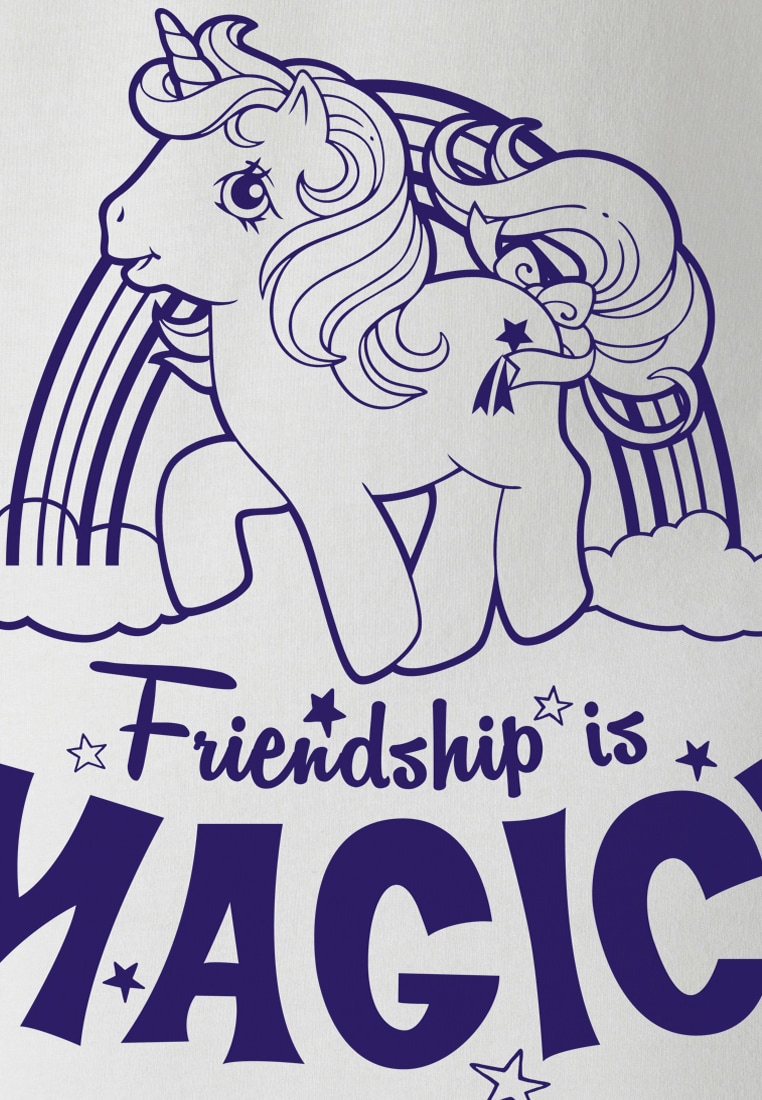 LOGOSHIRT T-Shirt mit Friendship Frontdruck - großem »My Pony | Little Is Magic«, kaufen BAUR