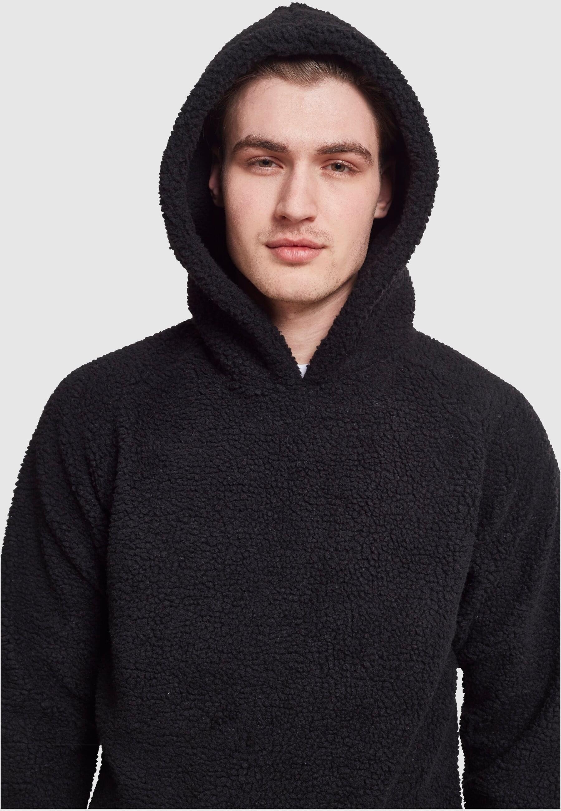 URBAN CLASSICS Sweatshirt »Urban Classics Herren Sherpa Hoody«, (1 tlg.)