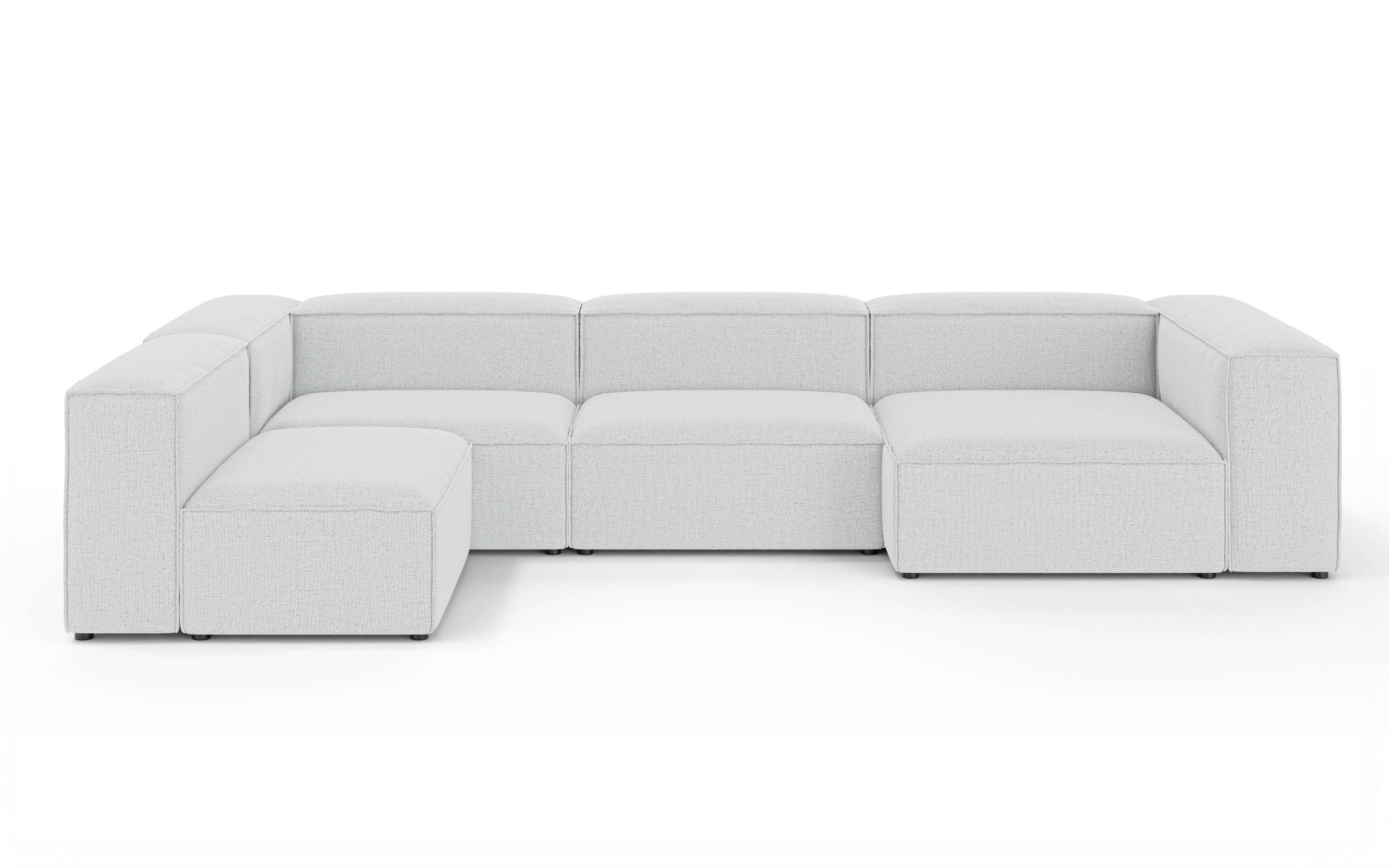 INOSIGN Wohnlandschaft »HAILY U-Form mit Ottomane links/rechts, Maße B/T/H: 360/200/72 cm«, als Modul oder separat verwendbar, für individuelle Zusammenstellung