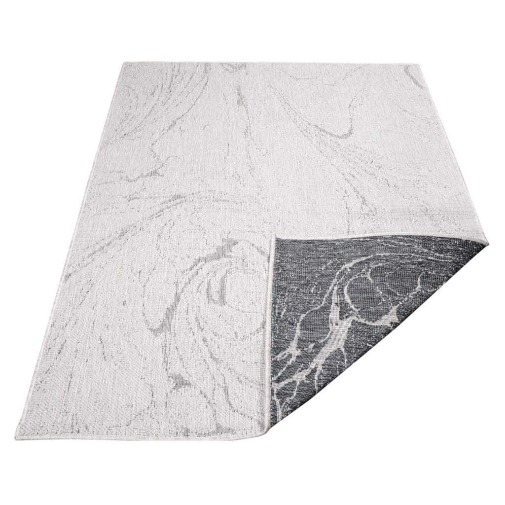 Carpet City Outdoorteppich »DUO RUG 5733«, rechteckig, 5 mm Höhe, Wendeteppich Wetterfest In- & Outdoor, Balkon, Terrasse, Wohnzimmer
