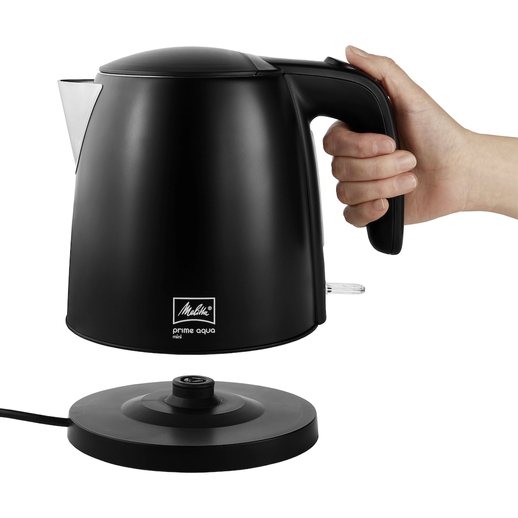 Melitta Wasserkocher »Prime Aqua Mini Black Edition«, 1,0 l, 2200 W