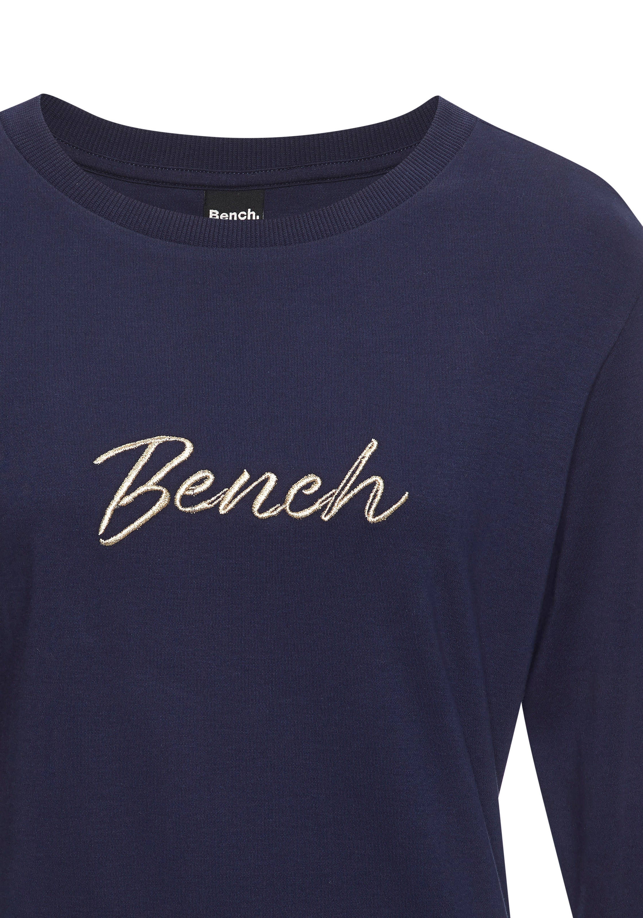 Bench. Loungewear Sweatshirt , mit Logostickerei, Loungewear
