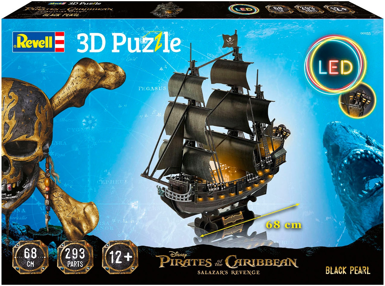 Revell® 3D-Puzzle »Black Pearl«, mit LED