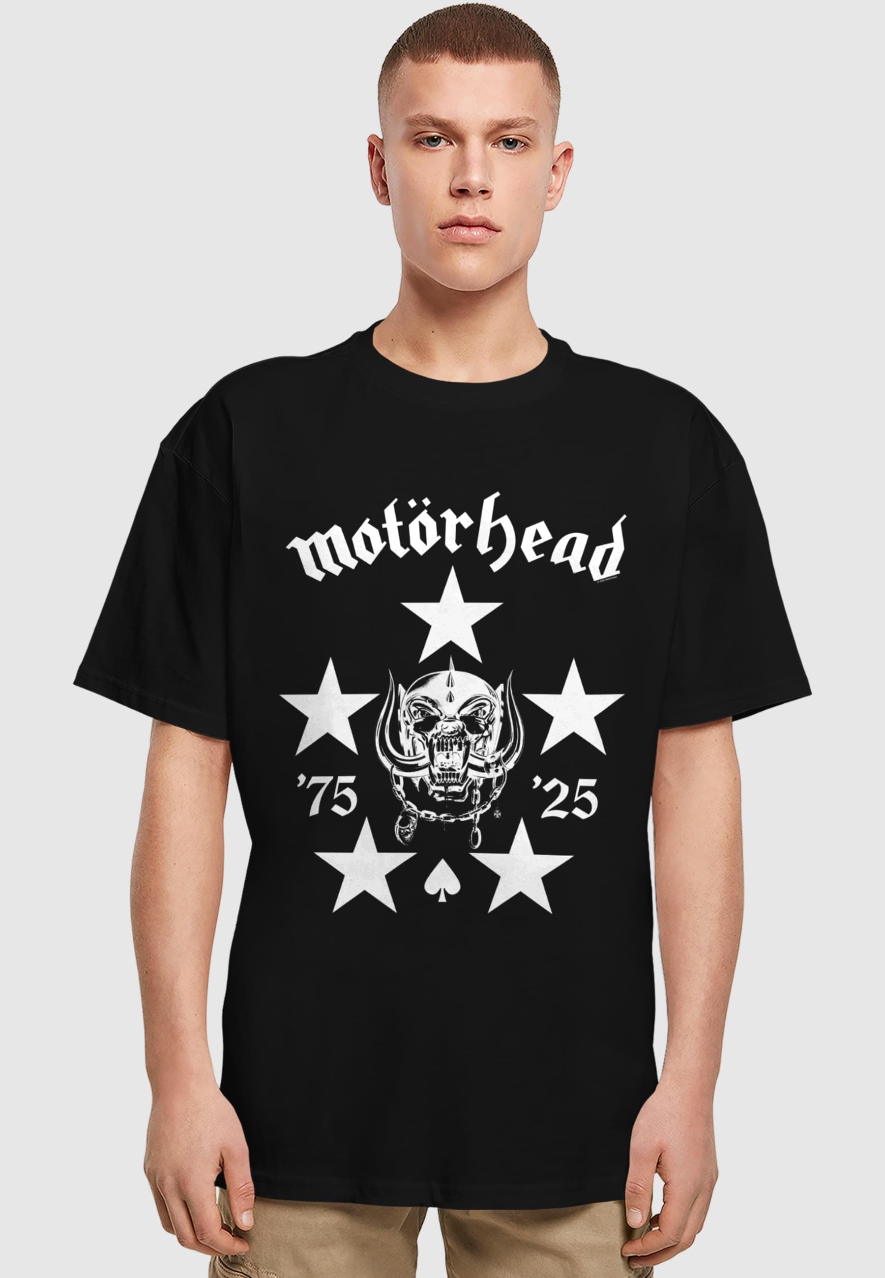 Merchcode T-Shirt »Merchcode Motorhead - 50 Years BMG Logo Heavy Oversize Tee«, (1 tlg.)