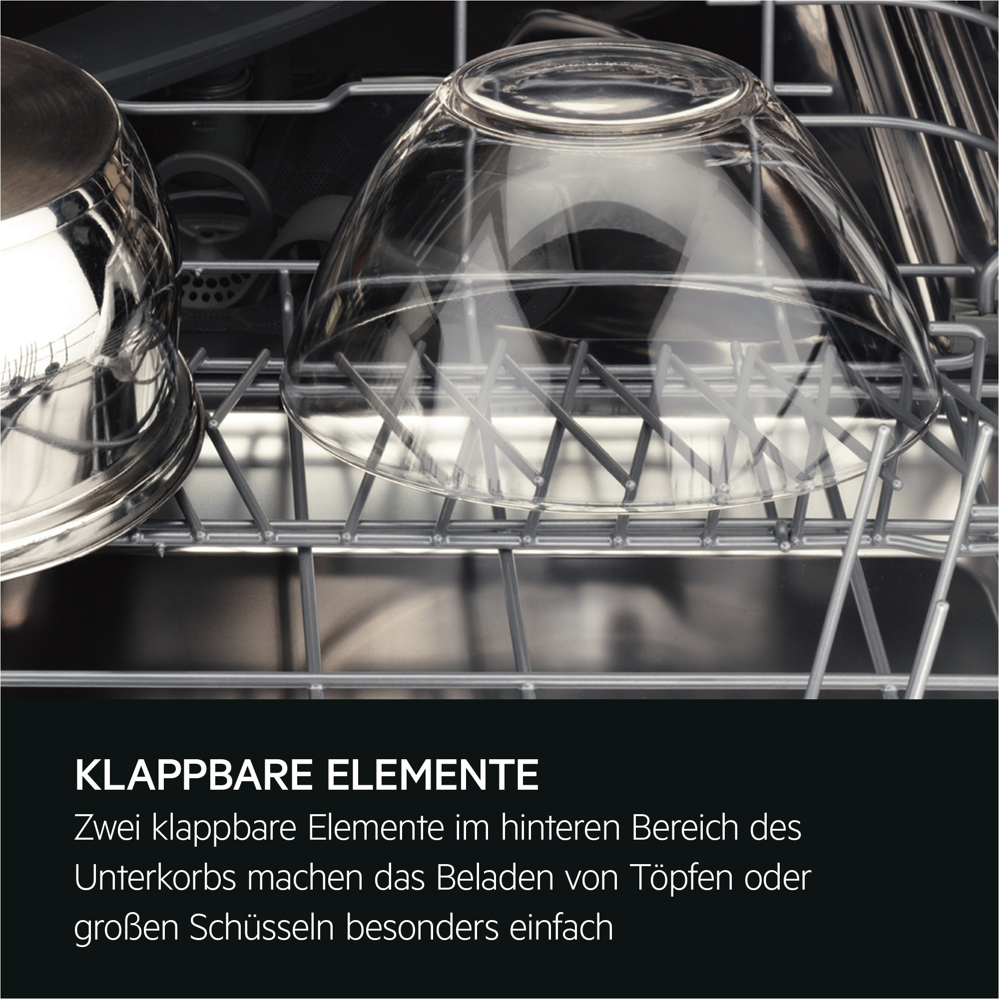 AEG Unterbaugeschirrspüler 6000 »GU620B2SCM« Spülmaschine – starke Sprühabdeckung, viel Platz & sauber