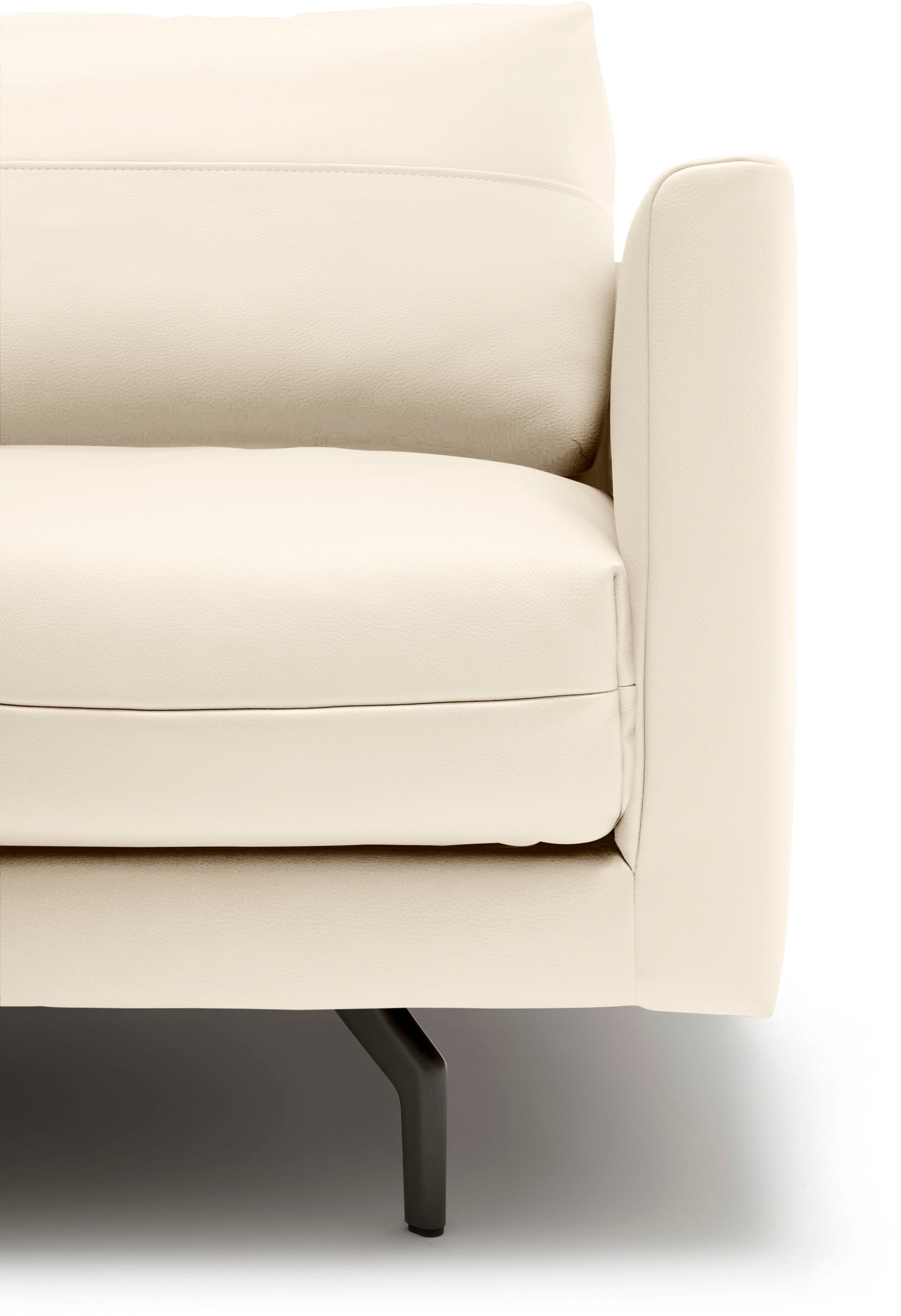 Creation BY ROLF BENZ Ecksofa »CR.414, Designecksofa, Polsterecke, L-Form«, wahlweise aus feinstem Rindsleder oder hochwertigem Chenille