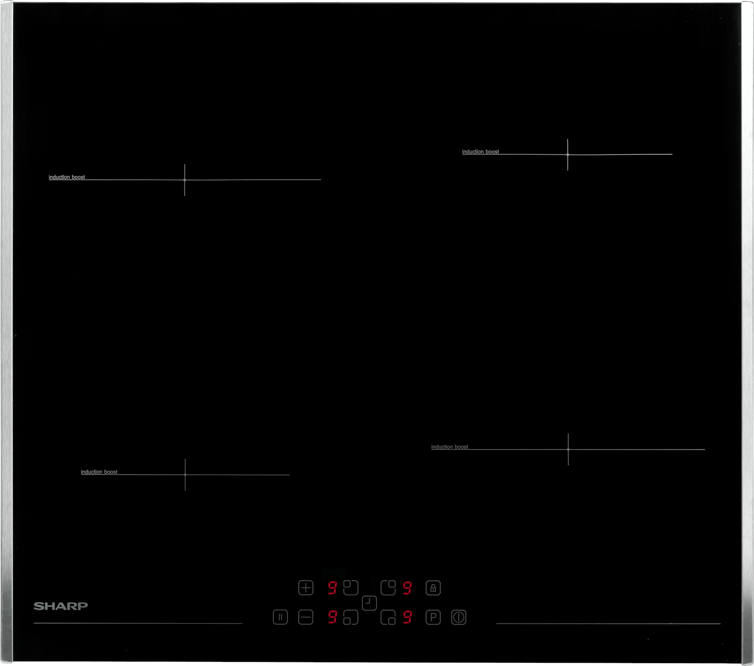 Sharp Backofen-Set »Pyro_Extraset_Graphit_Induktion«, Pyrolyse-Selbstreinigung