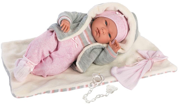 Llorens Babypuppe »Nica, 40 cm«, (Set, 4 tlg.), Made in Europe