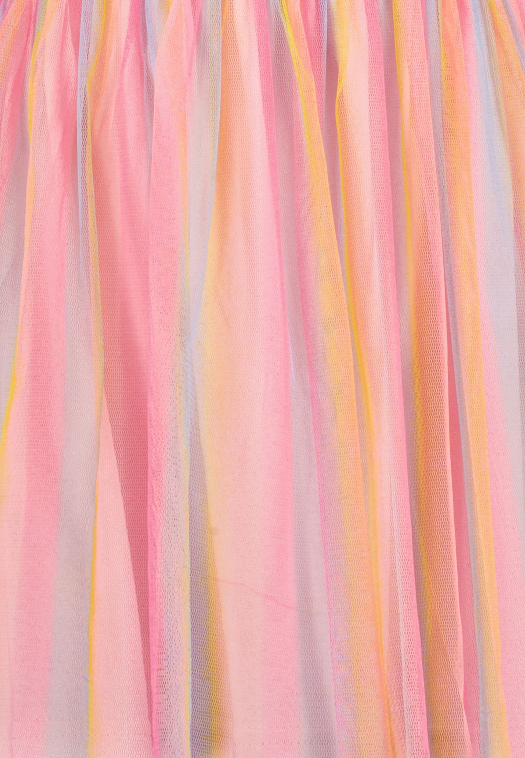 Thumbnail - Blue Seven Jerseykleid "Blue Seven Mädchen Tüllkleid mit Regenbogen" Brusttasche