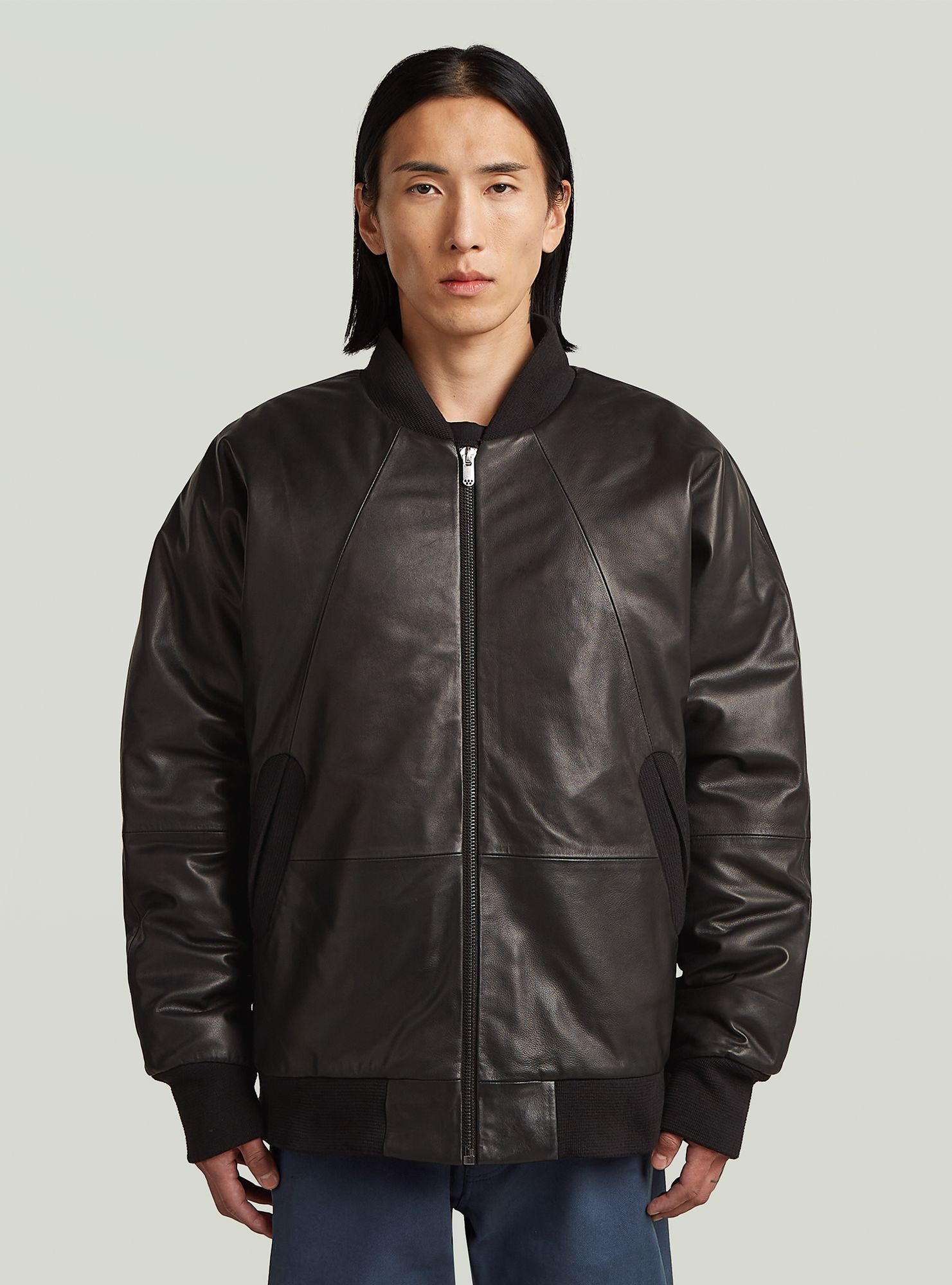 G-STAR Bomberjacke "MN 10 YR Leder Tour Jacke" günstig online kaufen