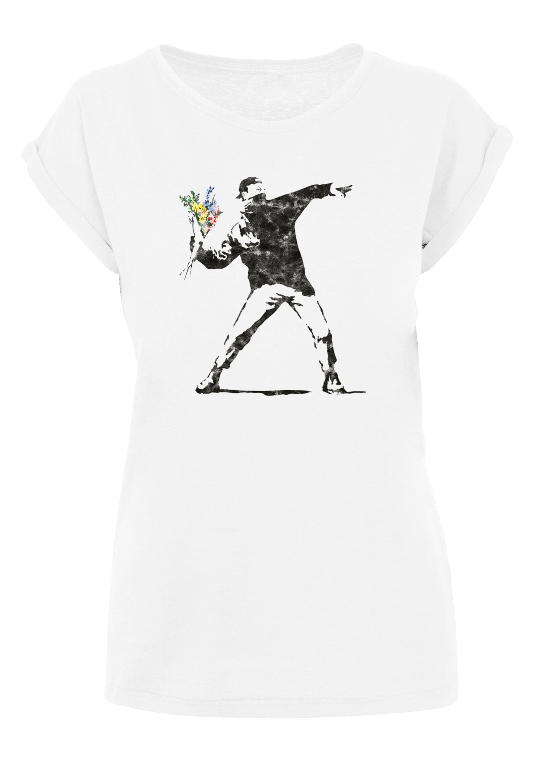 Merchcode T-Shirt "Merchcode Damen Ladies Flower Bomb T-Shirt" günstig online kaufen