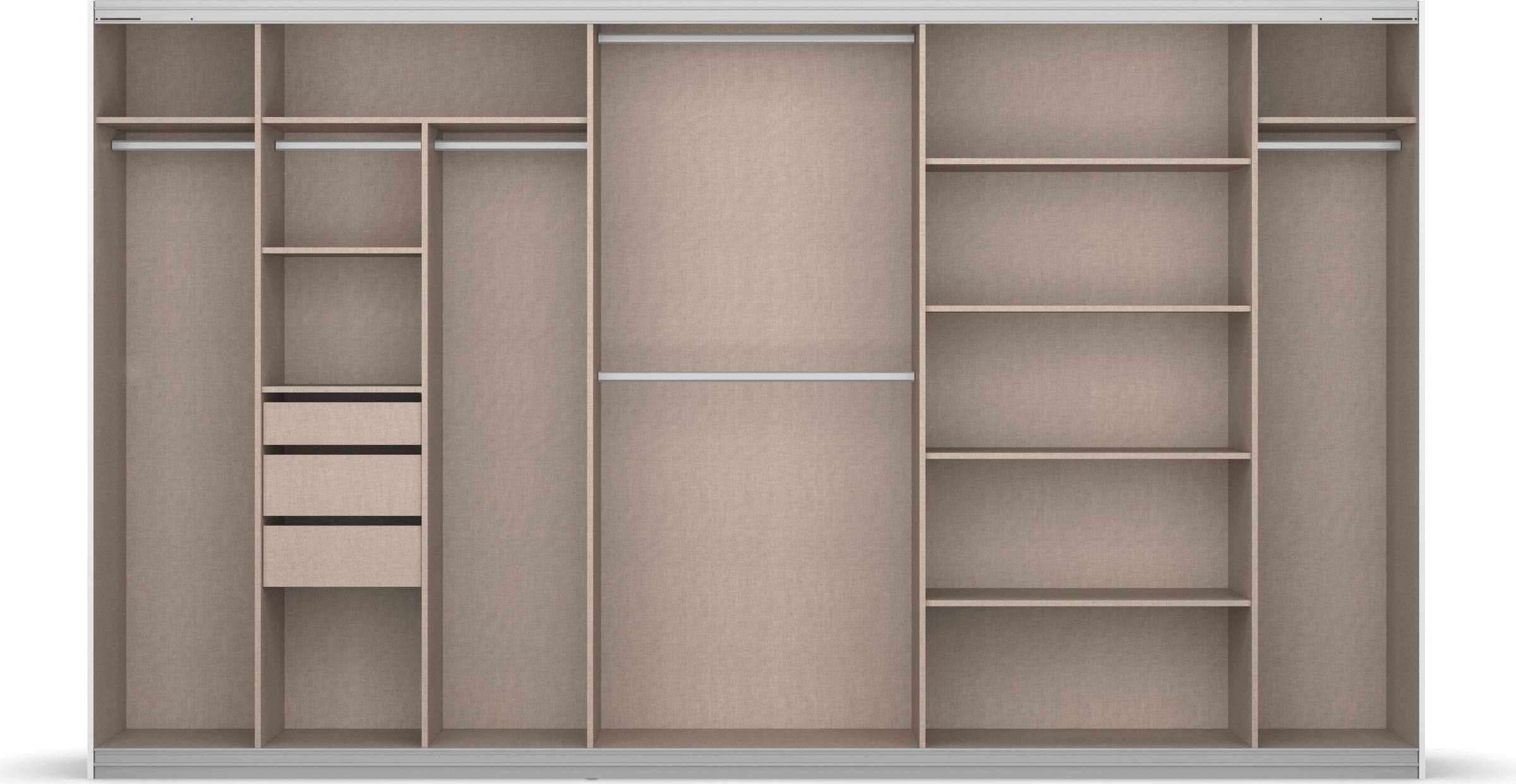 Thumbnail - rauch Schwebetürenschrank "Kleiderschrank Schrank Garderobe Wäscheschrank Ankleide OTELI" Breiten 203/271/315/360 cm Höh...