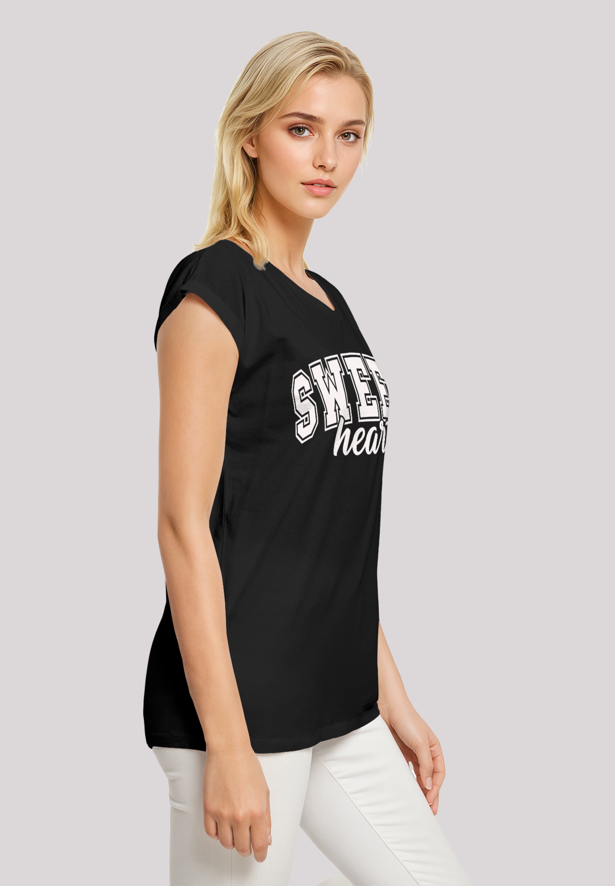F4NT4STIC T-Shirt »Sweet Heart Uni Valentinstag«, Premium Qualität