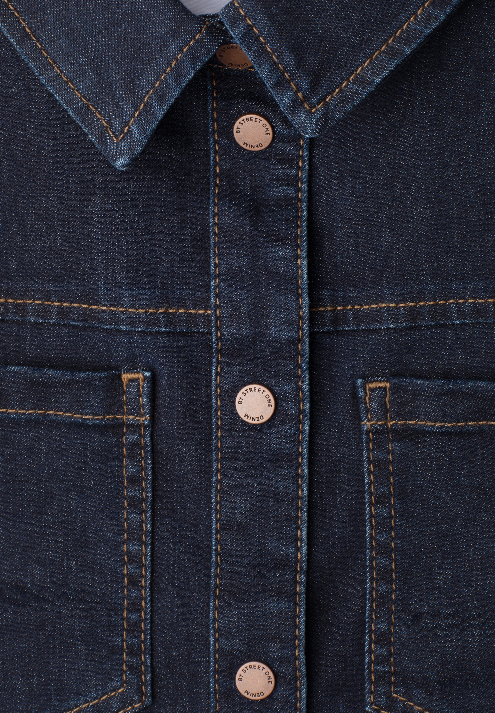STREET ONE Jeansbluse im Denim-Style