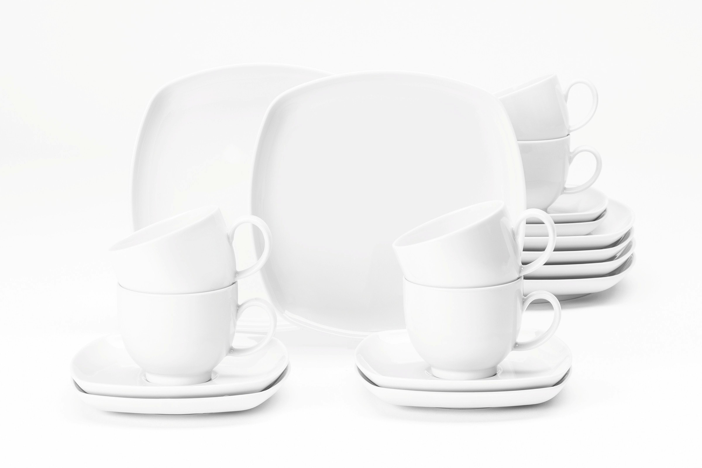 Seltmann Weiden Kaffeeservice "Geschirr-Set, Service Lido" Tassen, Untertas günstig online kaufen