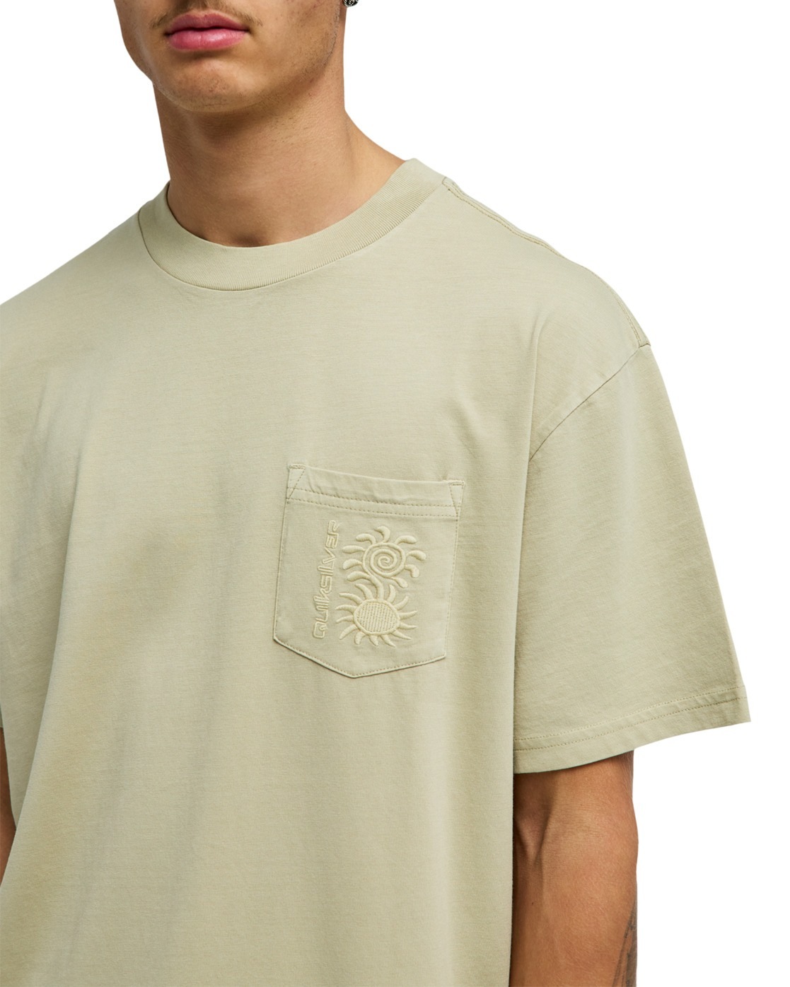 Quiksilver T-shirt à Manches Courtes Oxni Washed Seneca Rock L Homme 3
