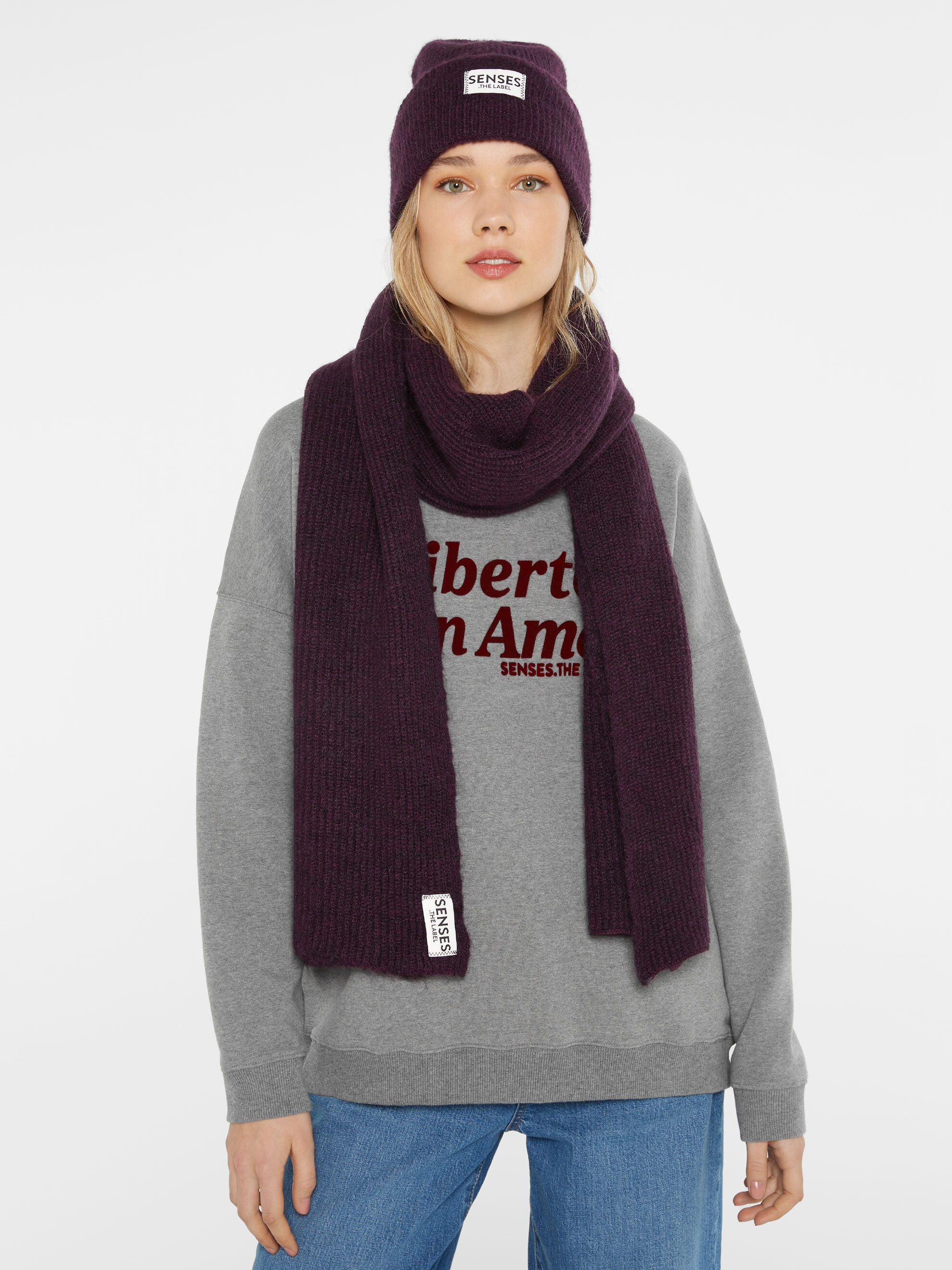 SENSES.THE LABEL Strickschal