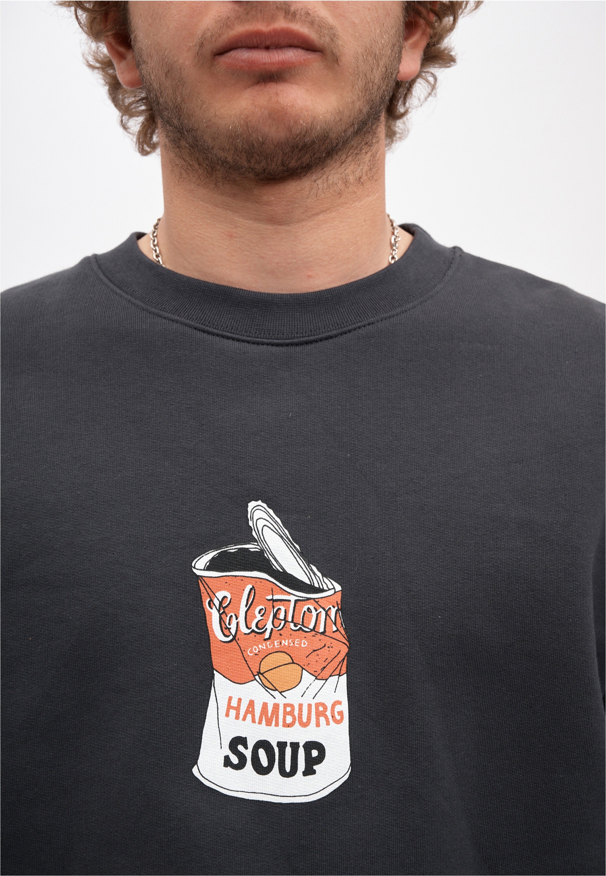Cleptomanicx Sweatshirt »Hamburg Soup«, mit lässigem Frontprint
