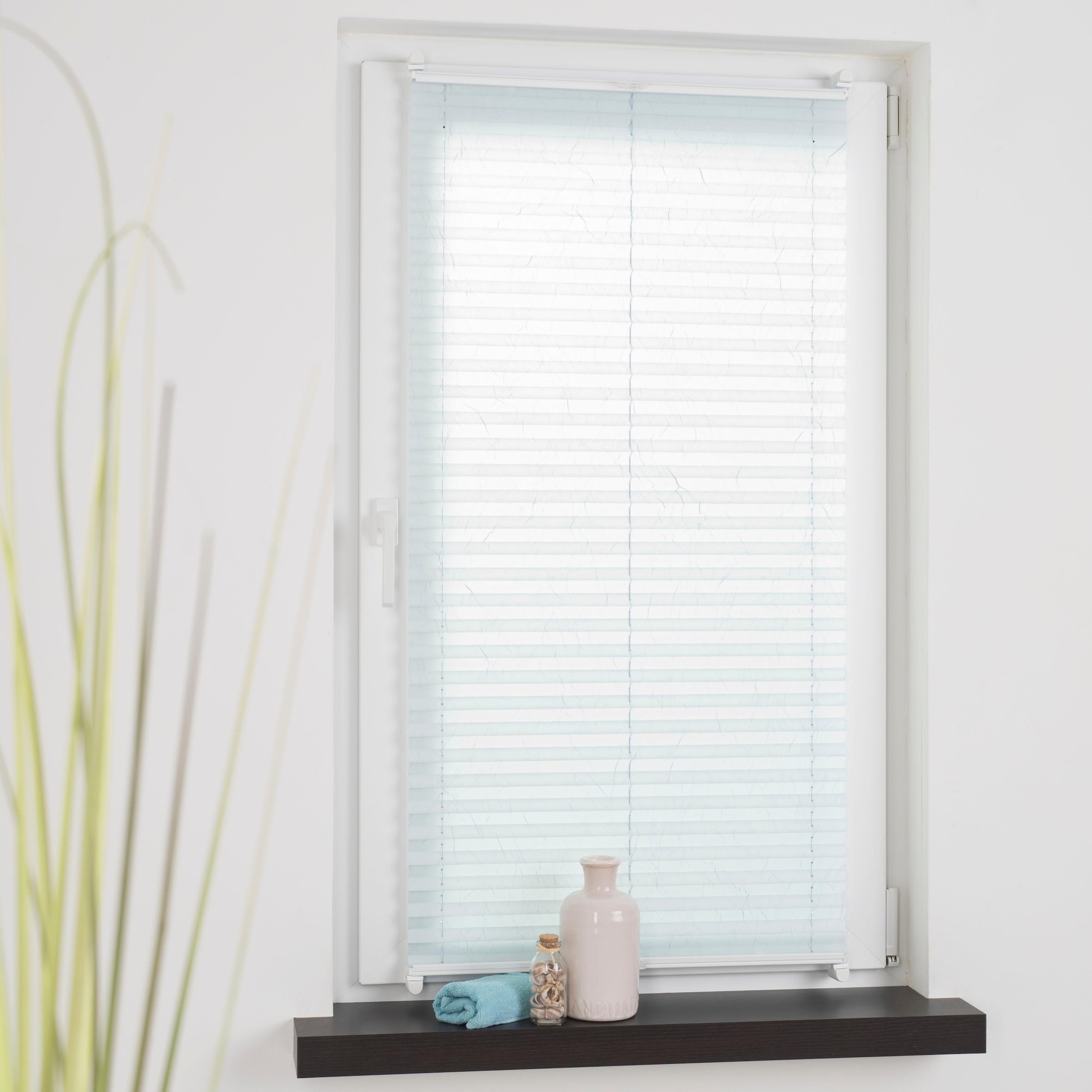 SCHÖNER WOHNEN-Kollektion Plissee »Schöner Wohnen«, Lichtschutz, ohne Bohren, verspannt, mit Klemmträger