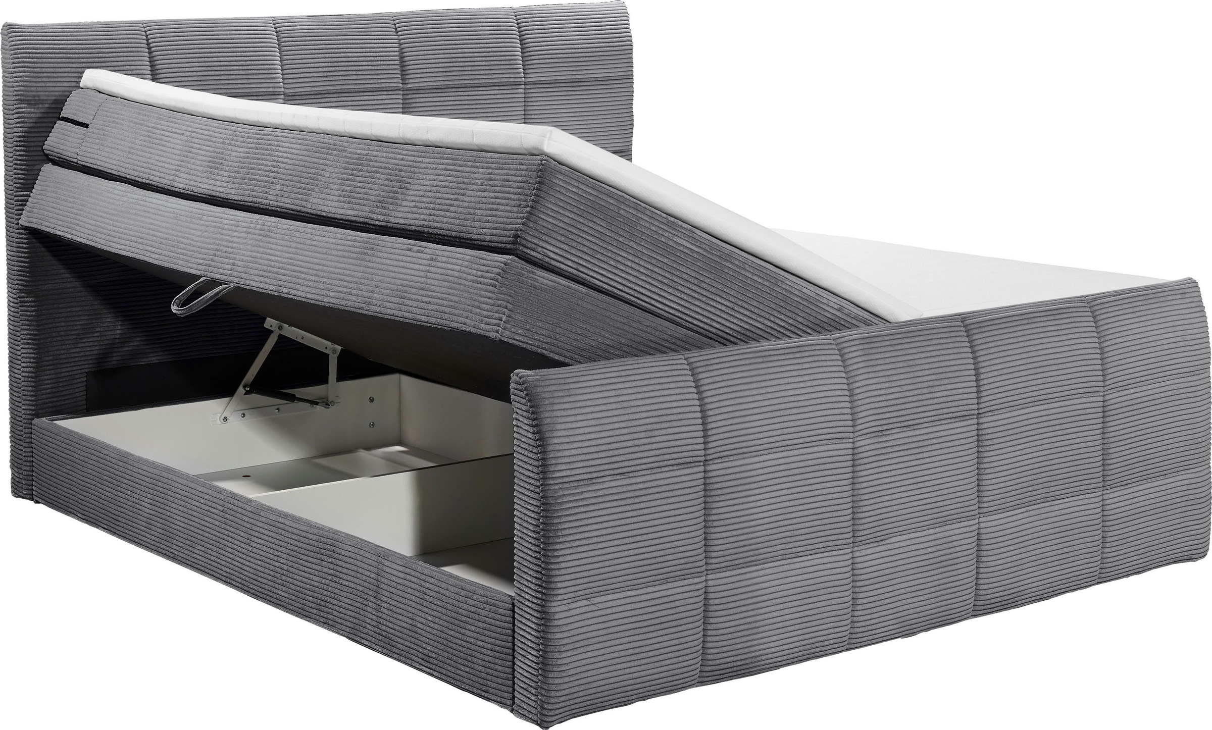 ED EXCITING DESIGN Boxspringbett »Bolivia«, harte Seite mit Kokosmatte, weiche Seite mit Filzabdeckung