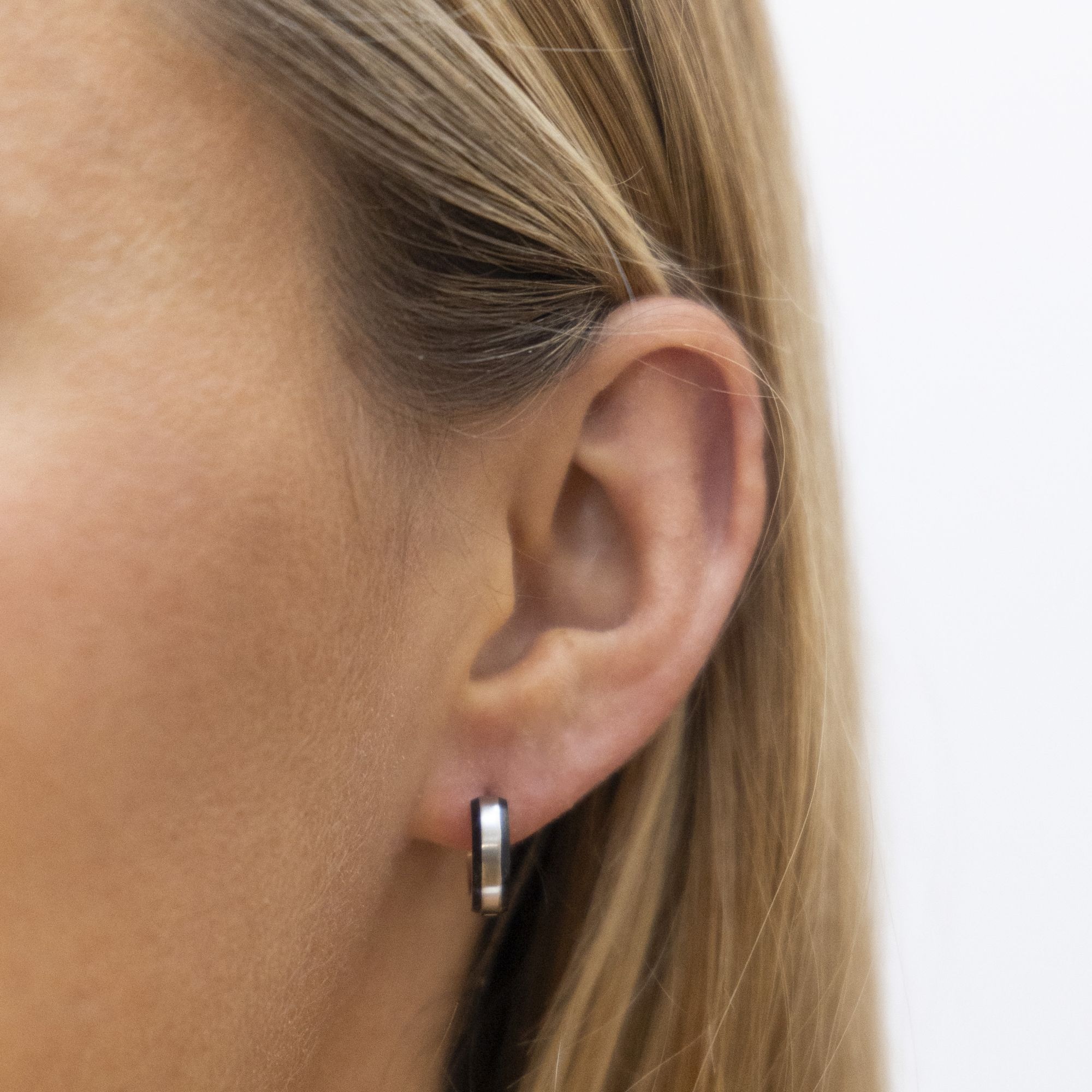 Zeeme Paar Creolen »Edelstahl glanz/matt Ø 13 mm«