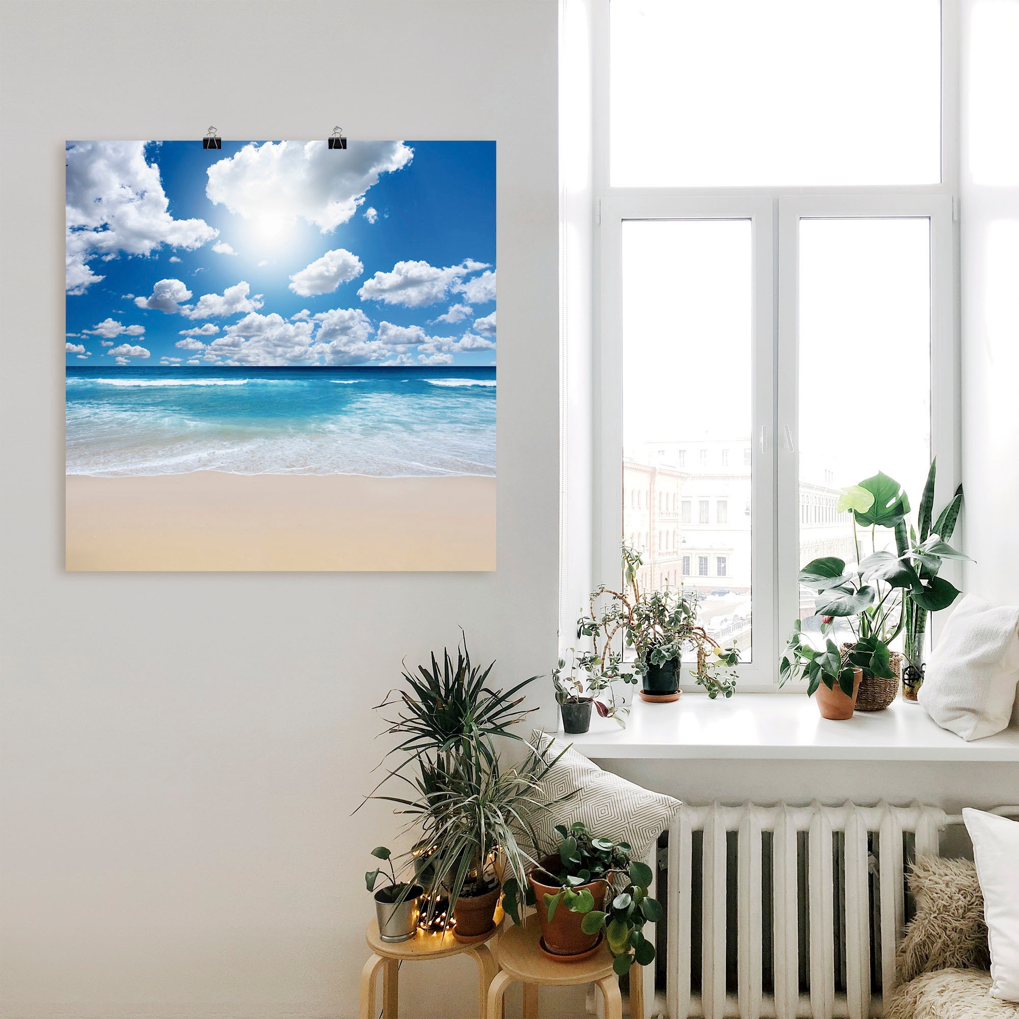 Thumbnail - Artland Wandbild "Großartige Strandlandschaft", Strand, (1 St.), als Leinwandbild, Poster, Wandaufkleber in verschied. G...
