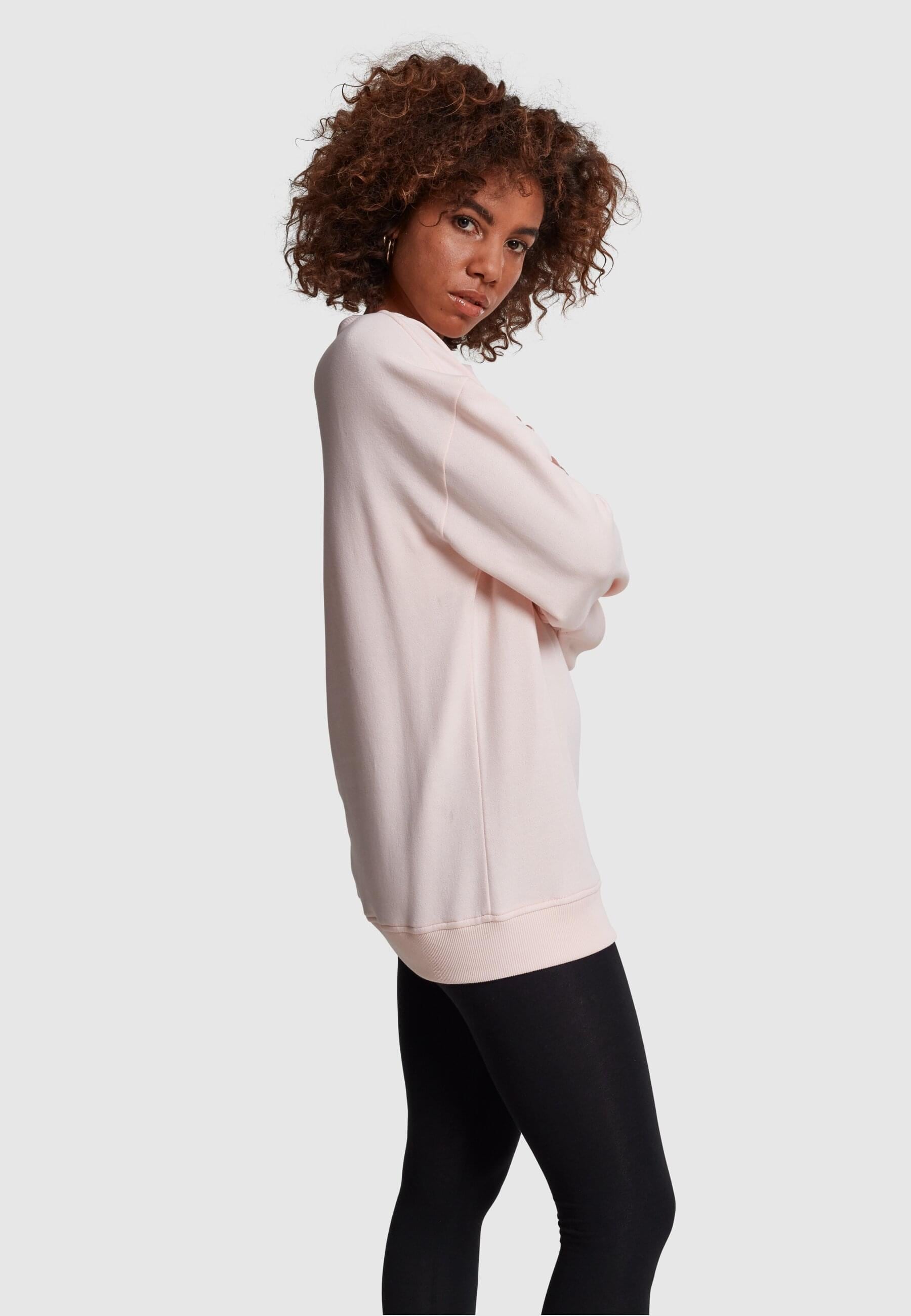 URBAN CLASSICS Sweatshirt »Urban Classics Damen Ladies Oversize Crewneck«, (1 tlg.)