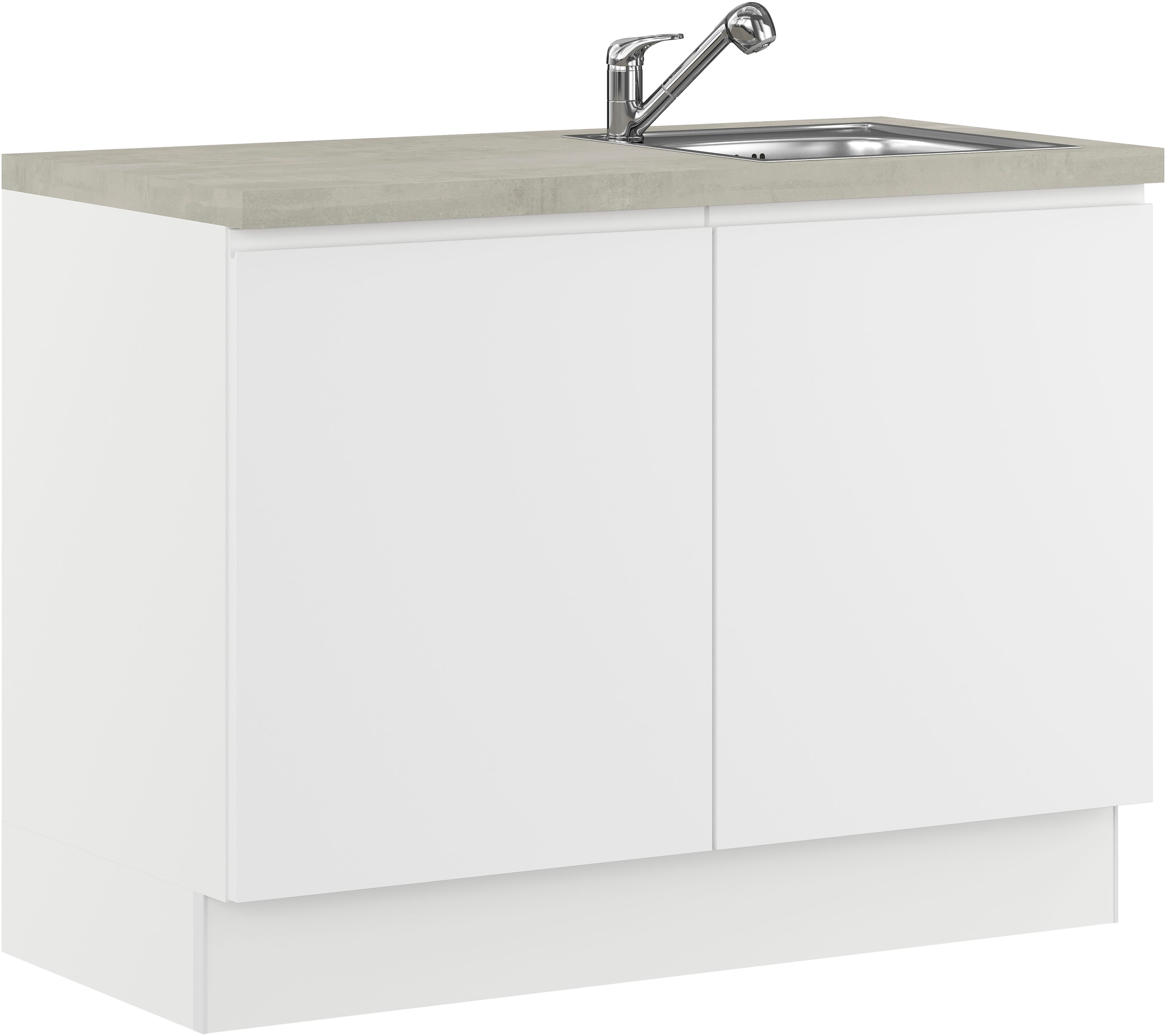 IMPULS KÜCHEN Mehrzweckschrank-Set "Warschau" Spülenschrank und Wäschekorbs günstig online kaufen