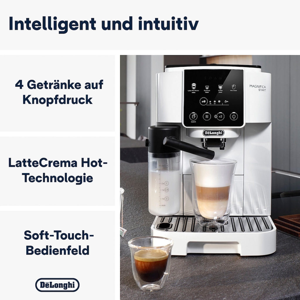 De'Longhi Kaffeevollautomat »Magnifica Start ECAM 220.61.W weiß«