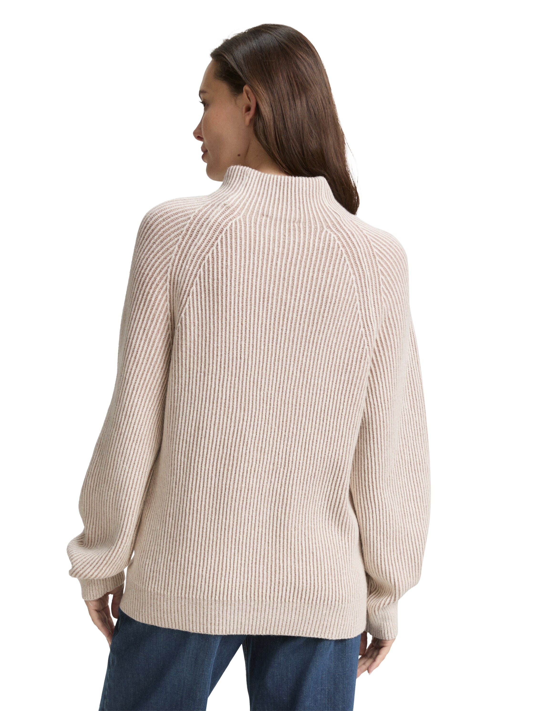 TOM TAILOR Strickpullover, mit Rippstruktur günstig online kaufen