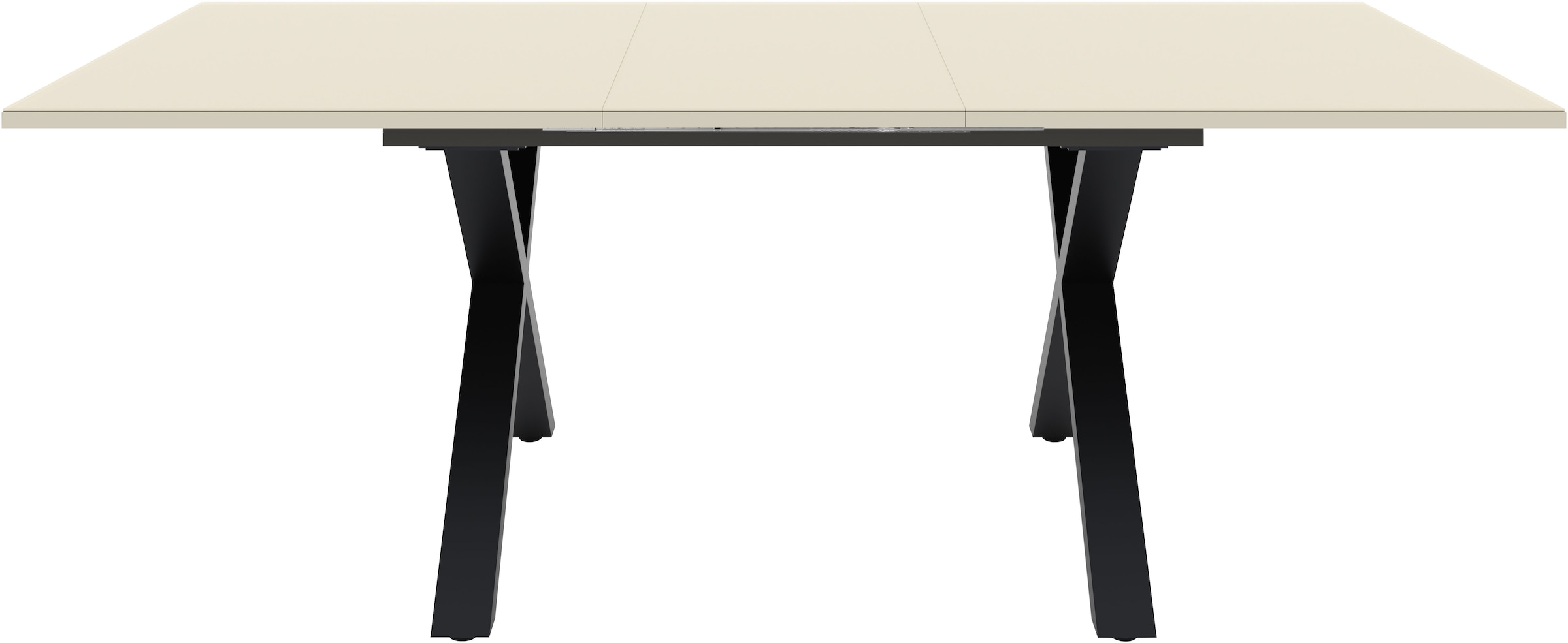 Mäusbacher Esstisch Esstisch ausziehbar auf 210 cm, eckige Tischform, Gestell X-Form