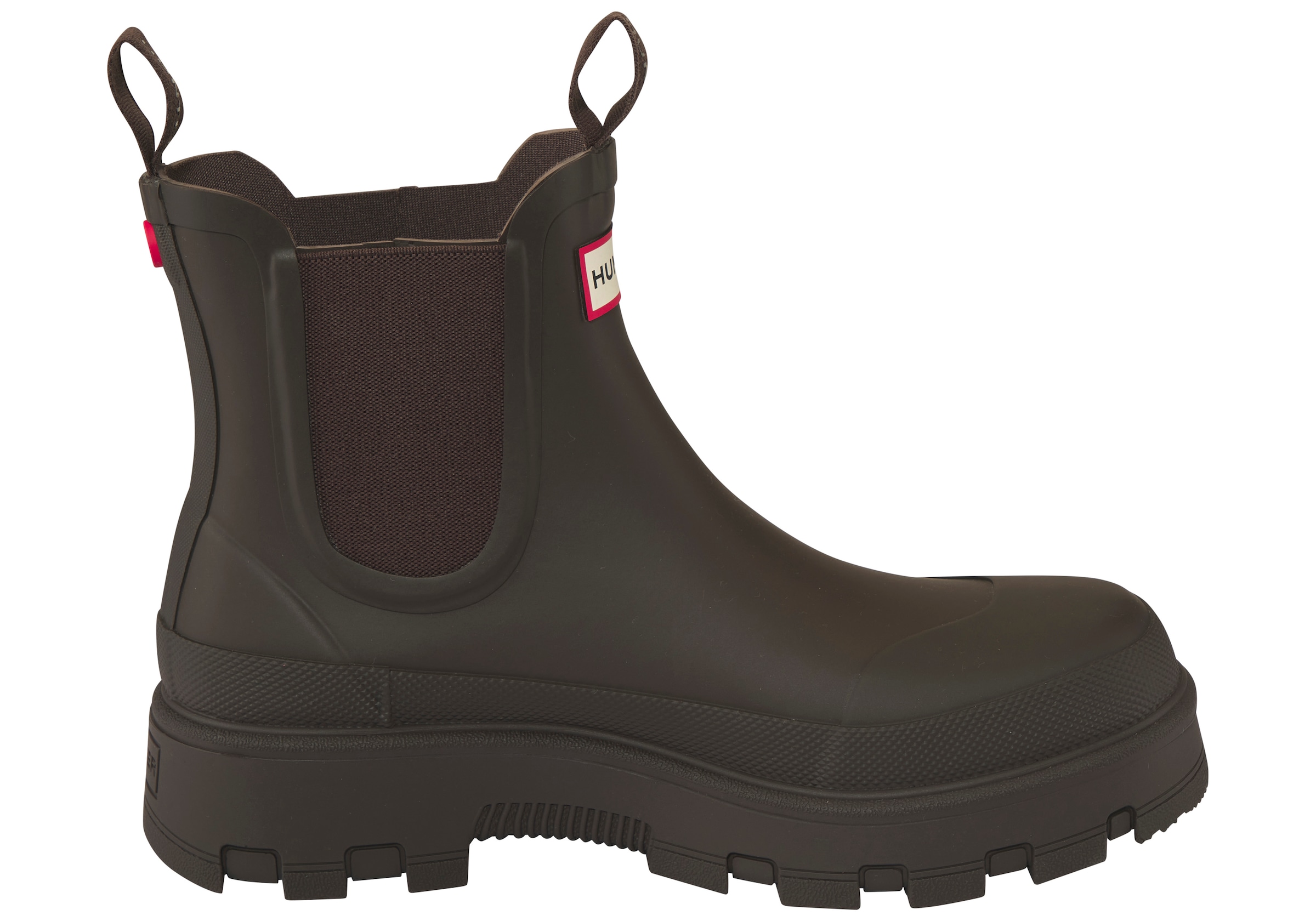 Hunter Gummistiefel »UNISEX ELEMENTS ELASTIC CHELSEA BOOT«  wasserdicht, Elastikeinsätze an den Seiten, Chunky Sohle