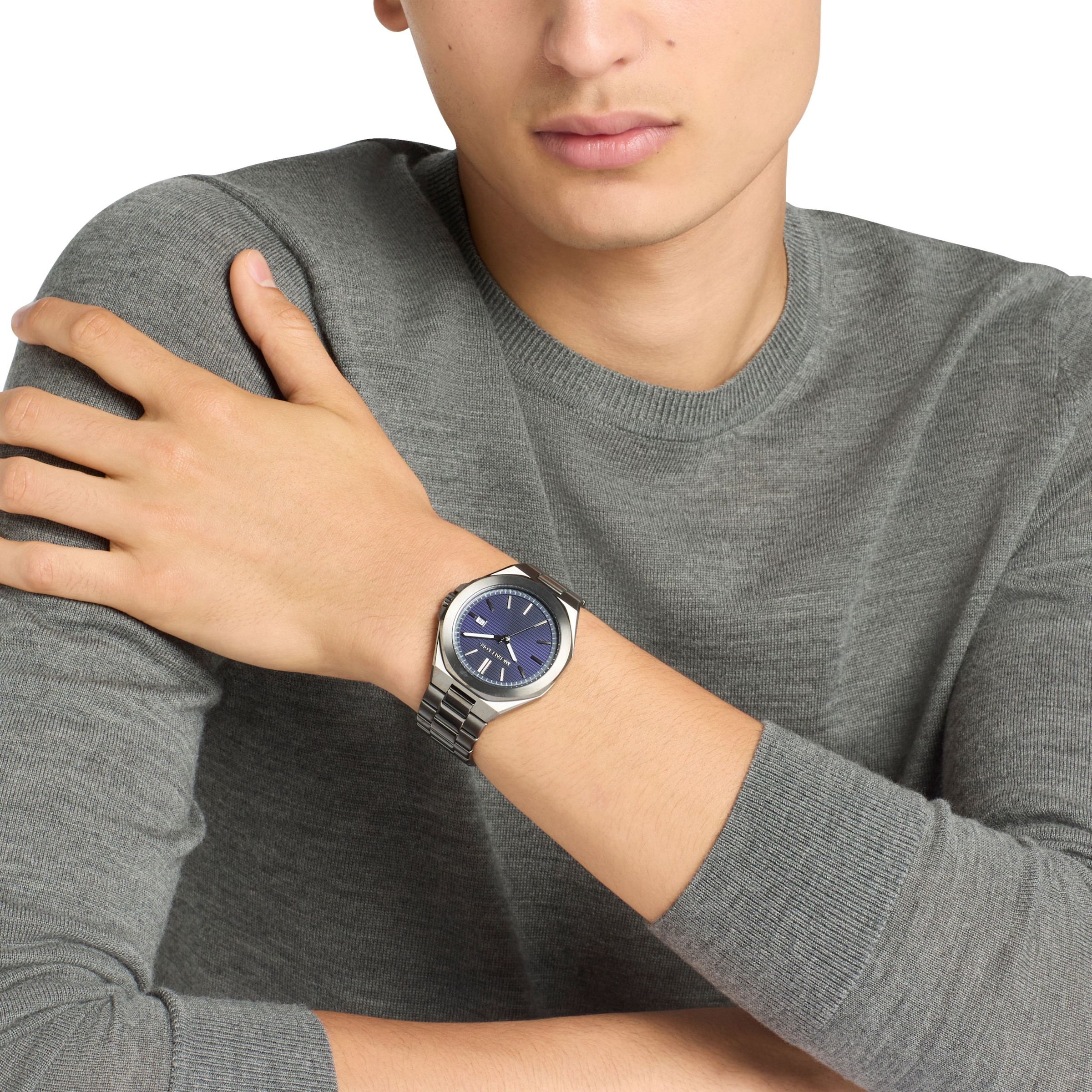 MICHAEL KORS Quarzuhr »Callum« Armbanduhr, Edelstahlarmband, analog, Tag