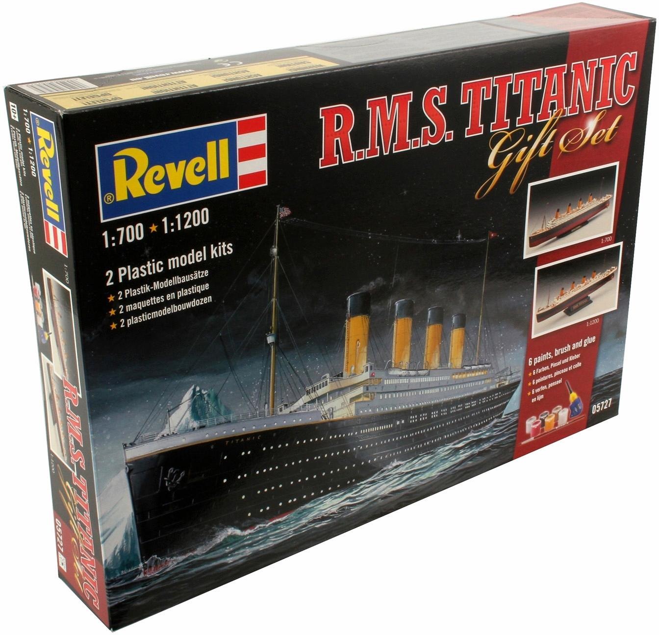 Revell® Modellbausatz »Geschenkset Titanic«, (Set), 1:700 · 1:1200, Made in Europe