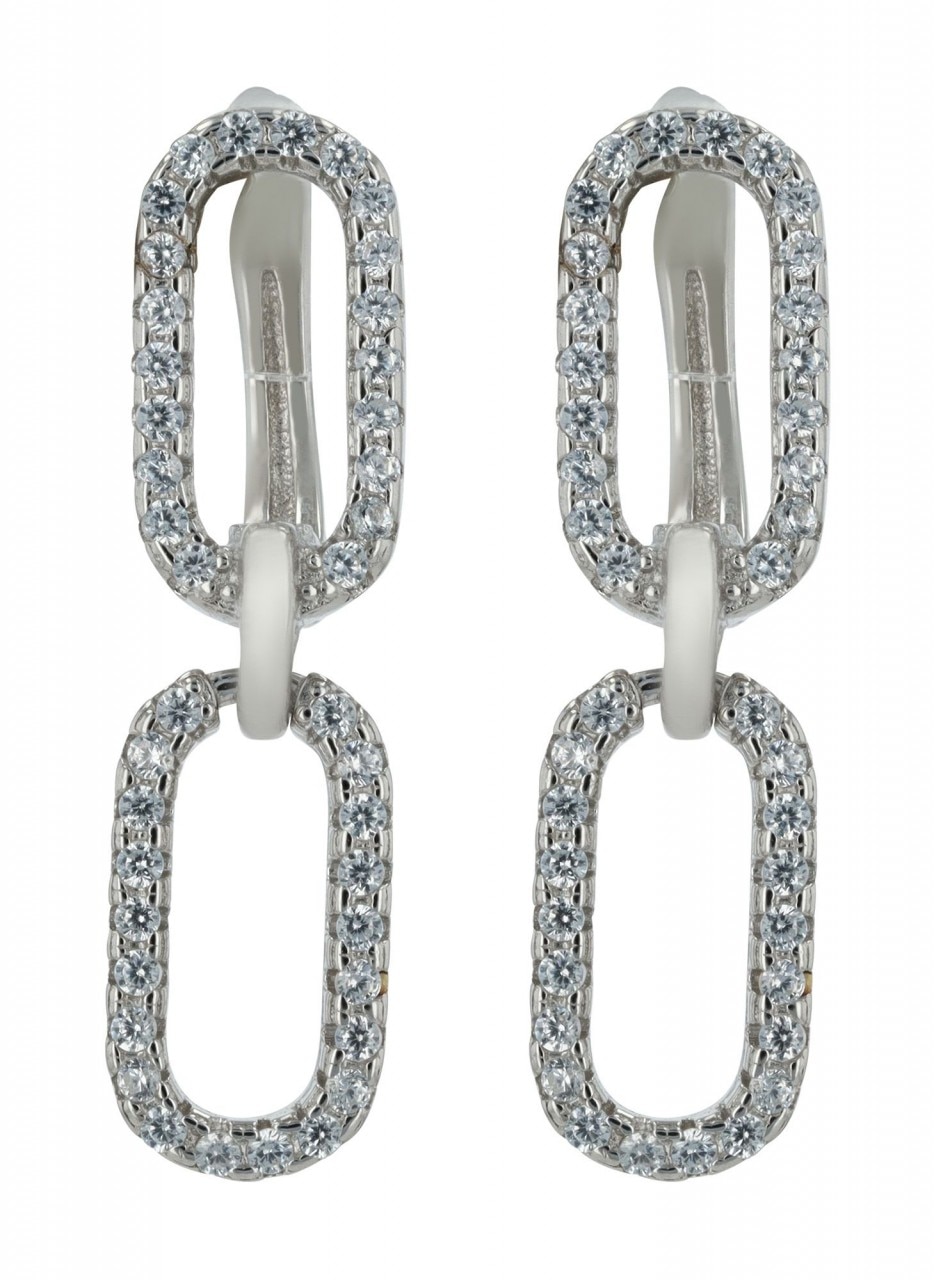 Adelia´s Paar Ohrhänger »Damen Ohrhänger aus 925 Sterling Silber und Zirkonia«