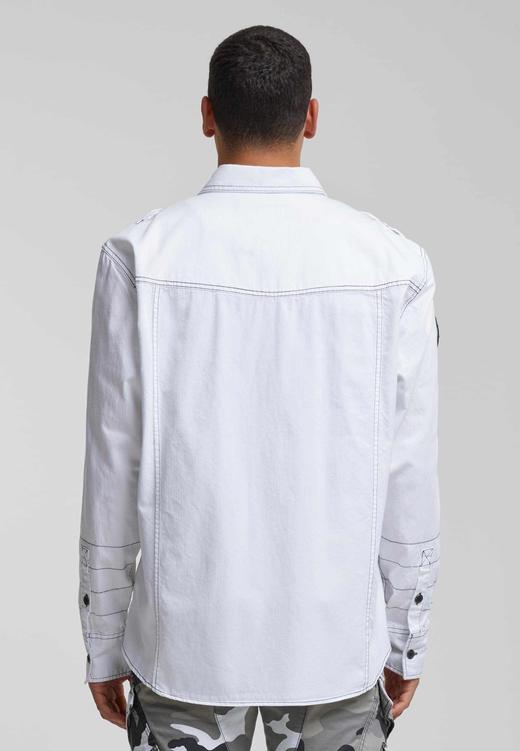 Brandit Langarmhemd »Brandit Herren Luis Vintageshirt«, (1 tlg.)