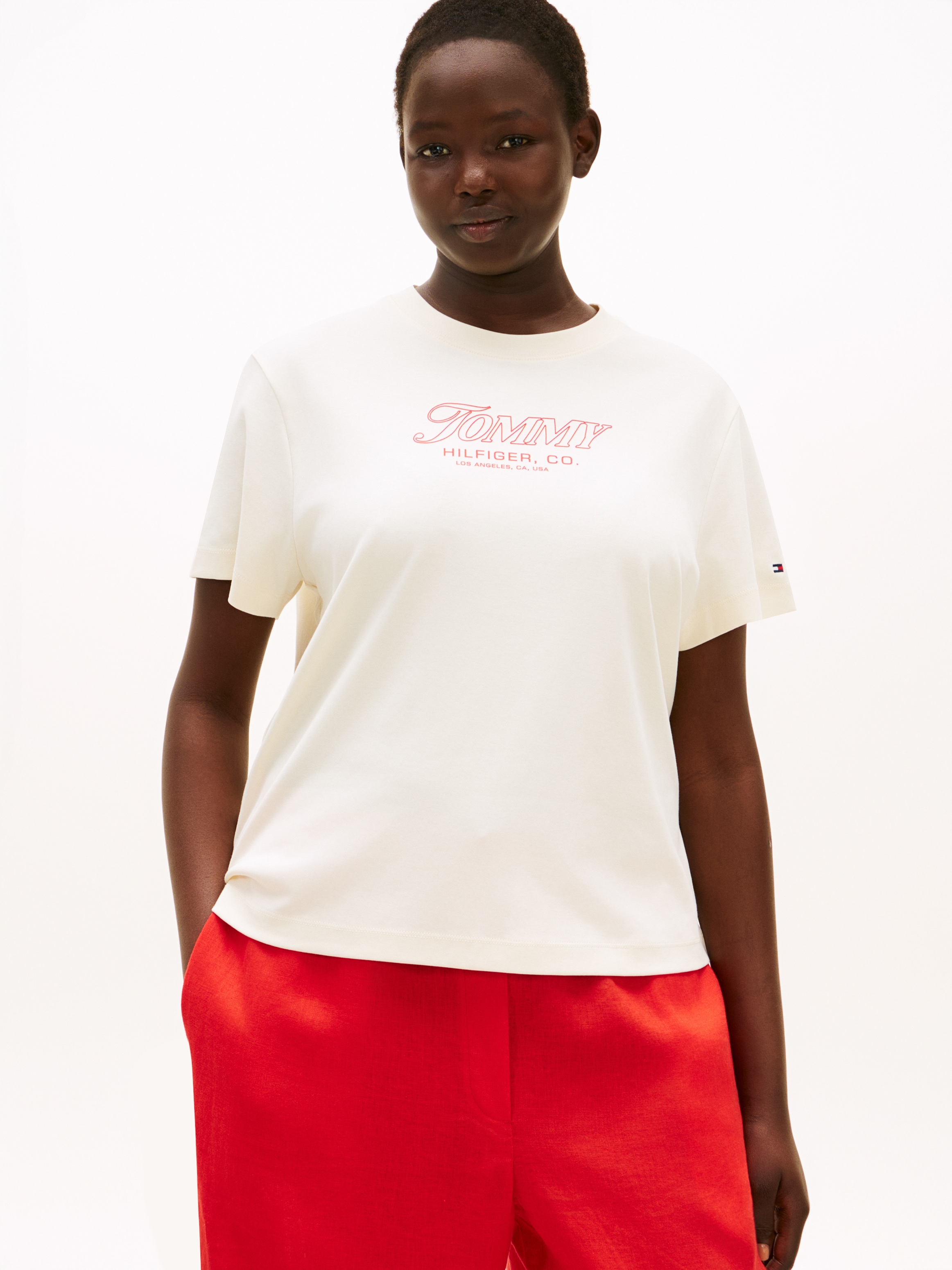 Tommy Hilfiger Curve T-Shirt "CRV FUN GRAPHIC REG C-NK SS TEE" in großen Gr günstig online kaufen